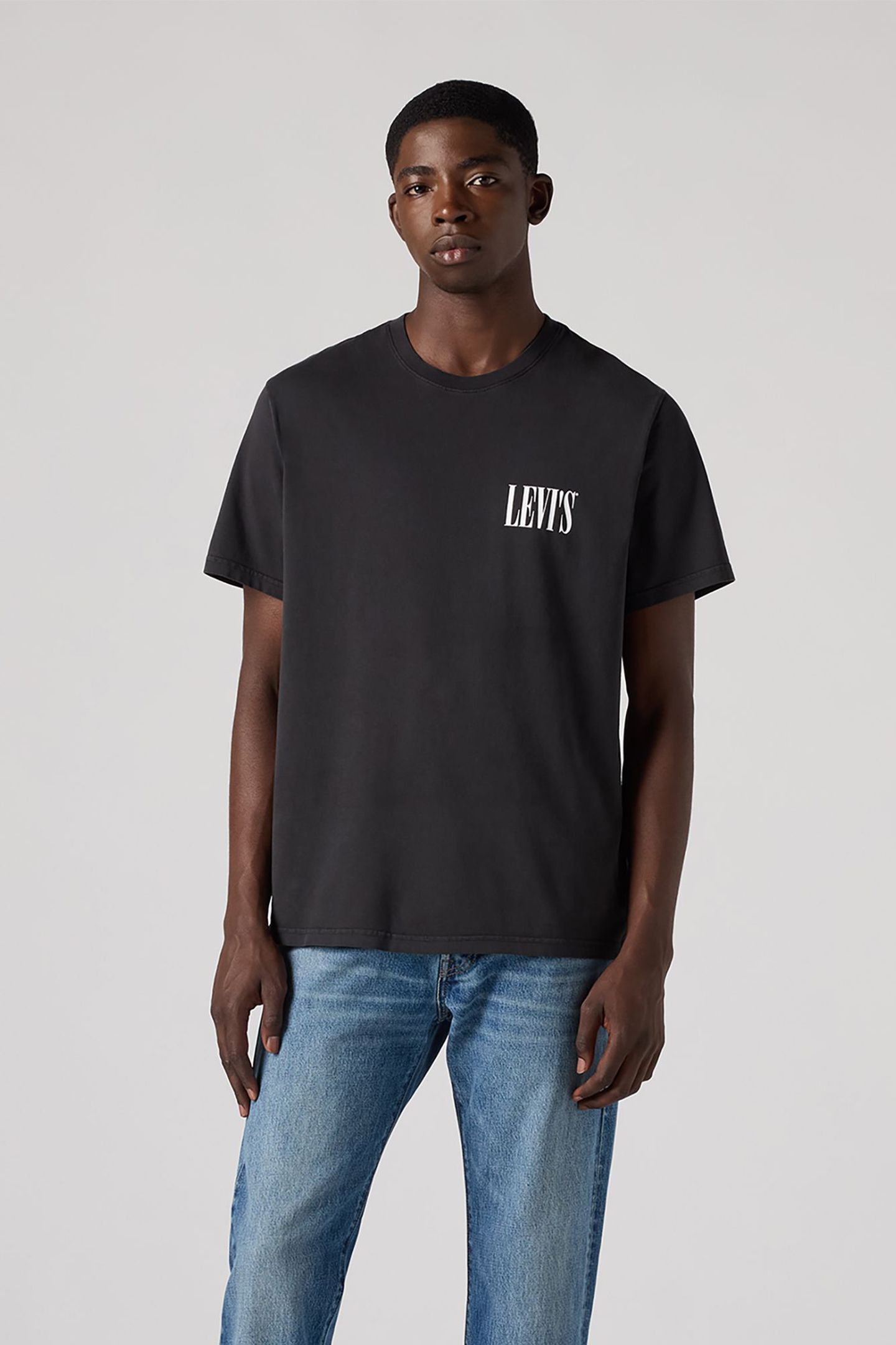 RELAXED FIT GRAPHIC T-SHIRT BLACK 1