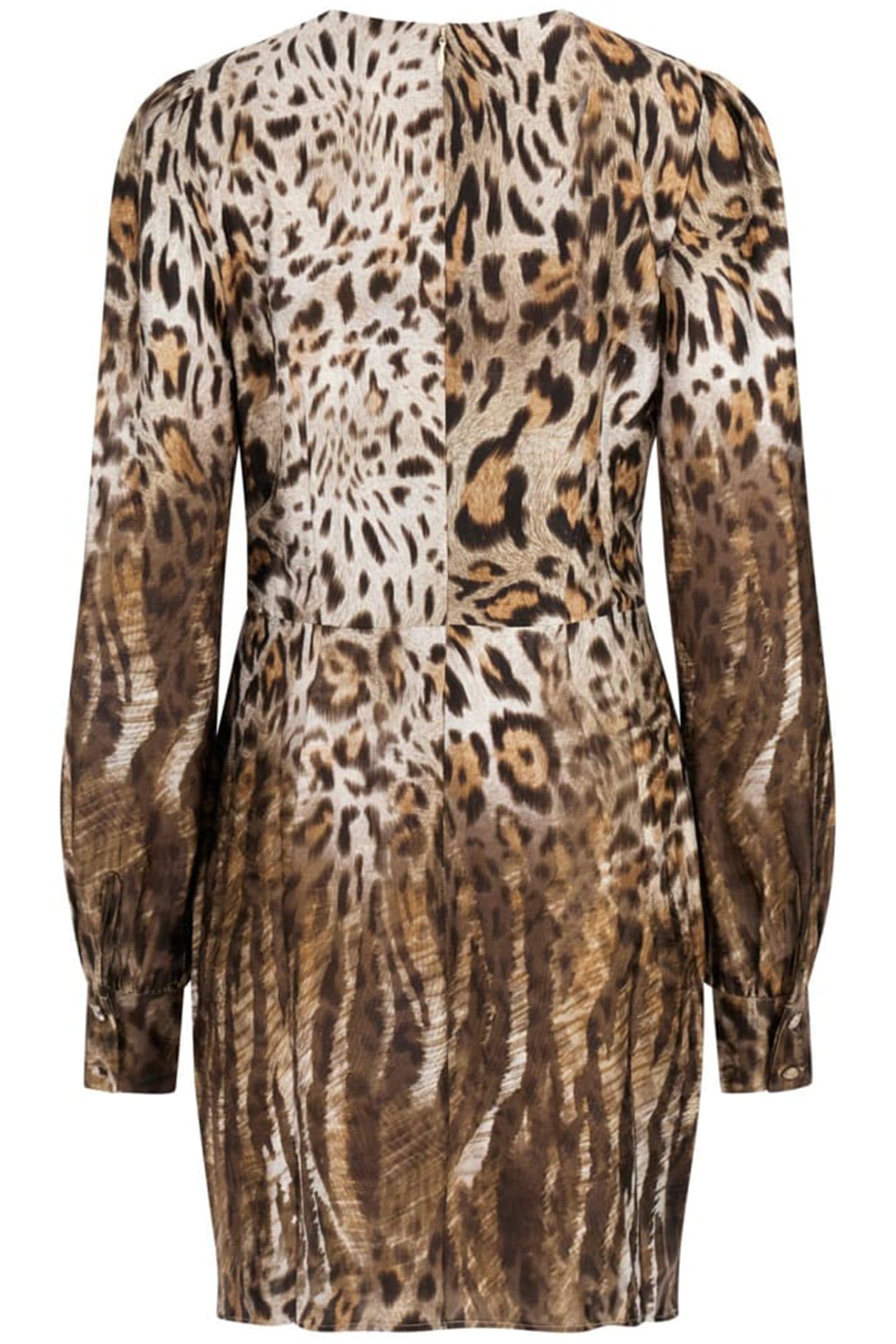 GUESS ECO MARION FIX WRAP DRES WAVY LEOPARD PRINT 5