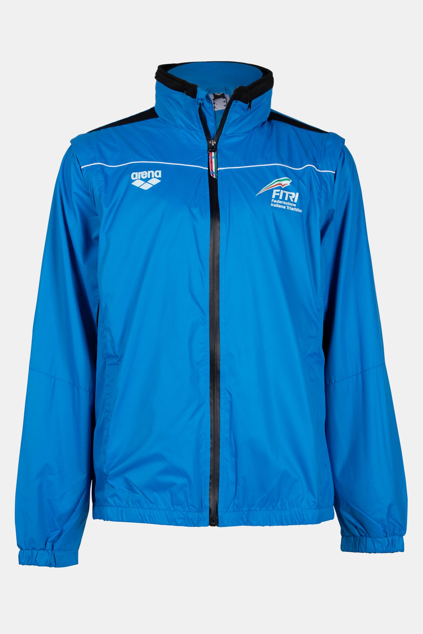 HOODED F/Z WINDBREAKER FITR PIX-BLUE/BLACK 4