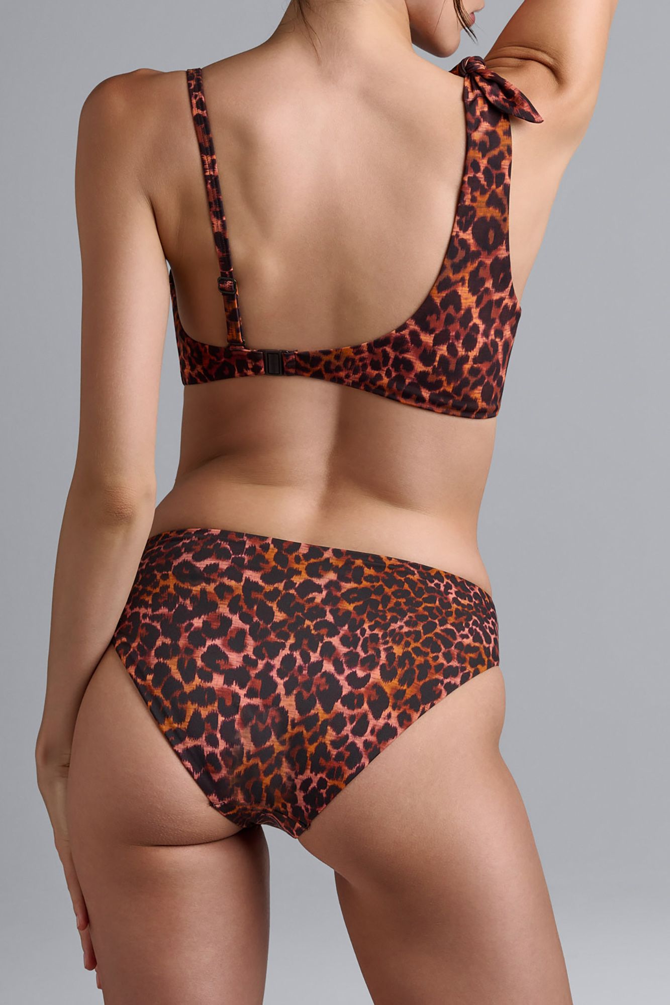 JUNGLE DIVA BROWN AND DARK ORANGE BRIEFS 2