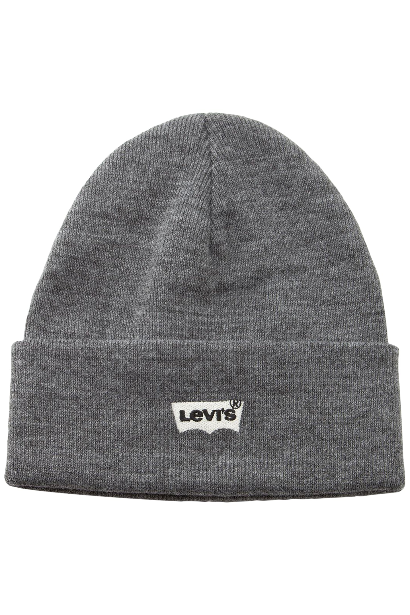 BATWING EMBROIDERED SLOUCHY BEANIE BLACK 1