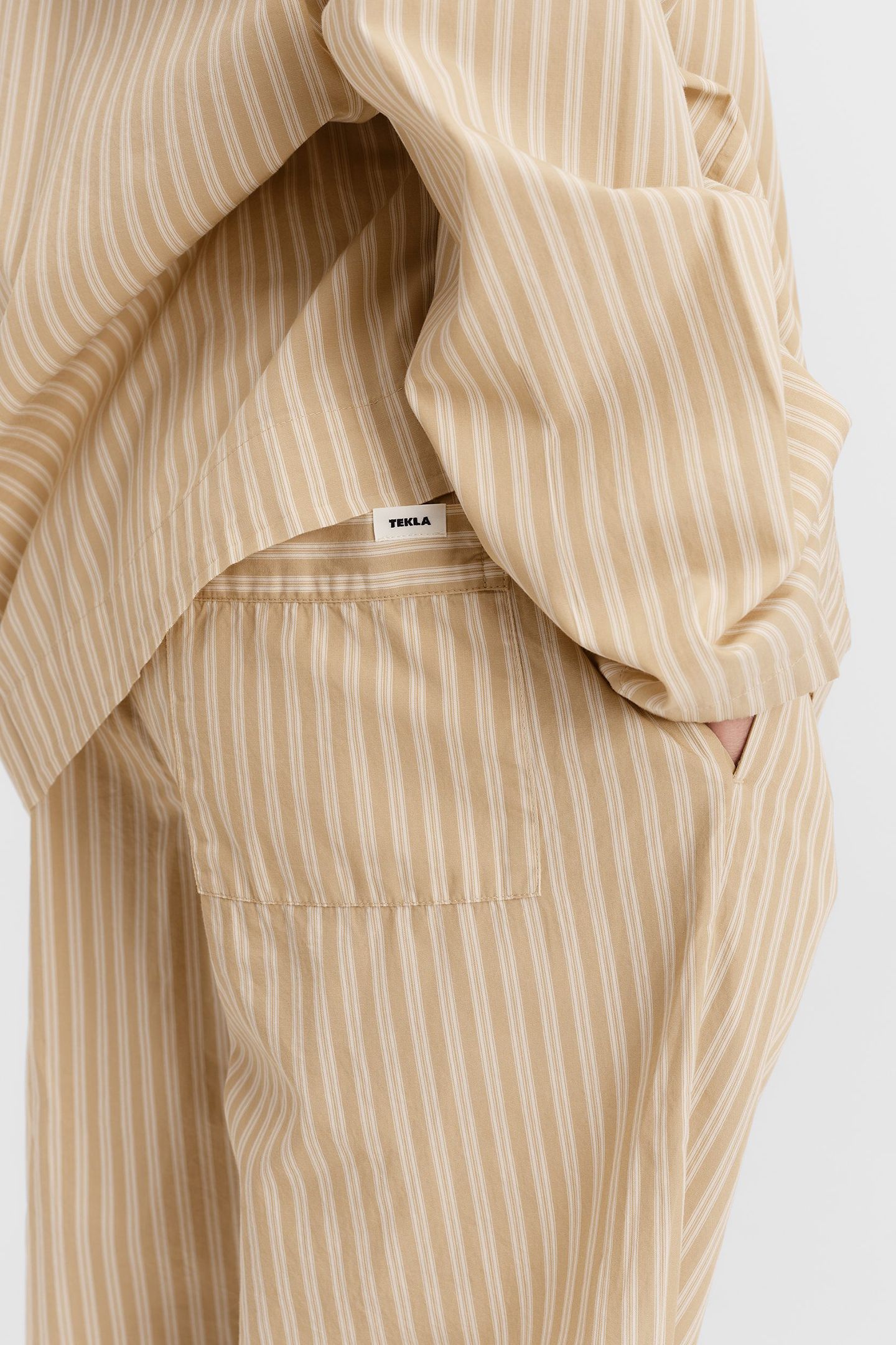 UNISEX POPLIN PYJAMAS PANTS CORINTH STRIPES 3