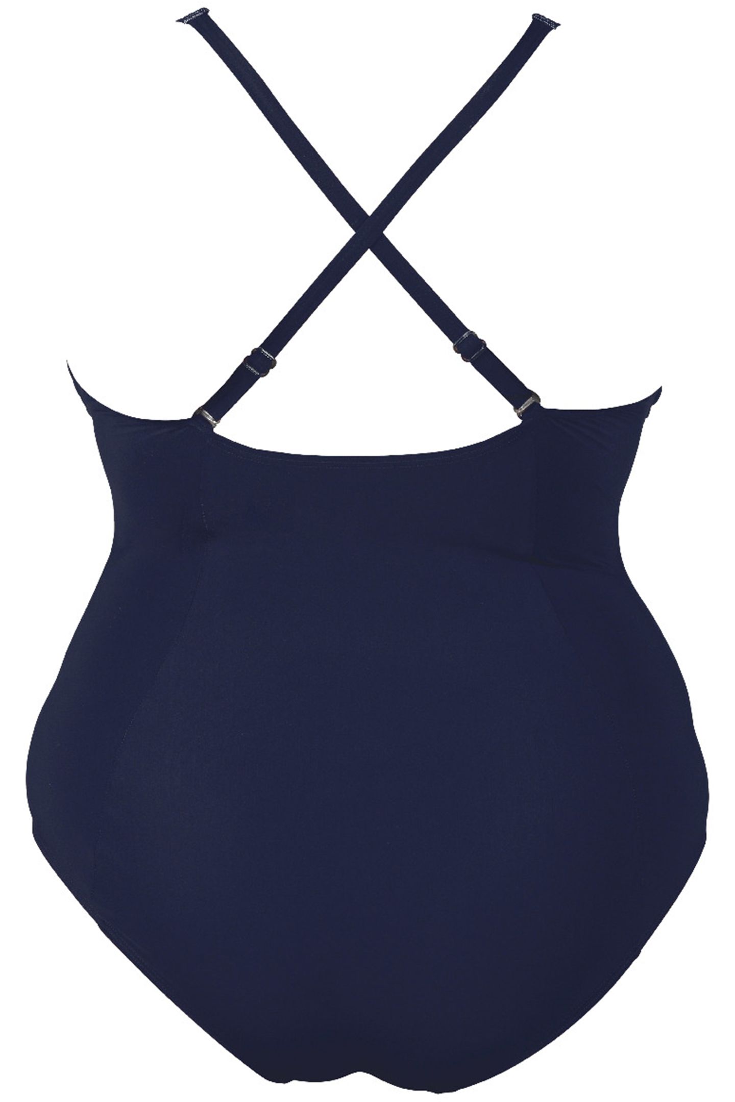 W ISABEL LIGHT CROSS BACK ONE PIECE PLUS NAVY BRIGHT BLUE 5
