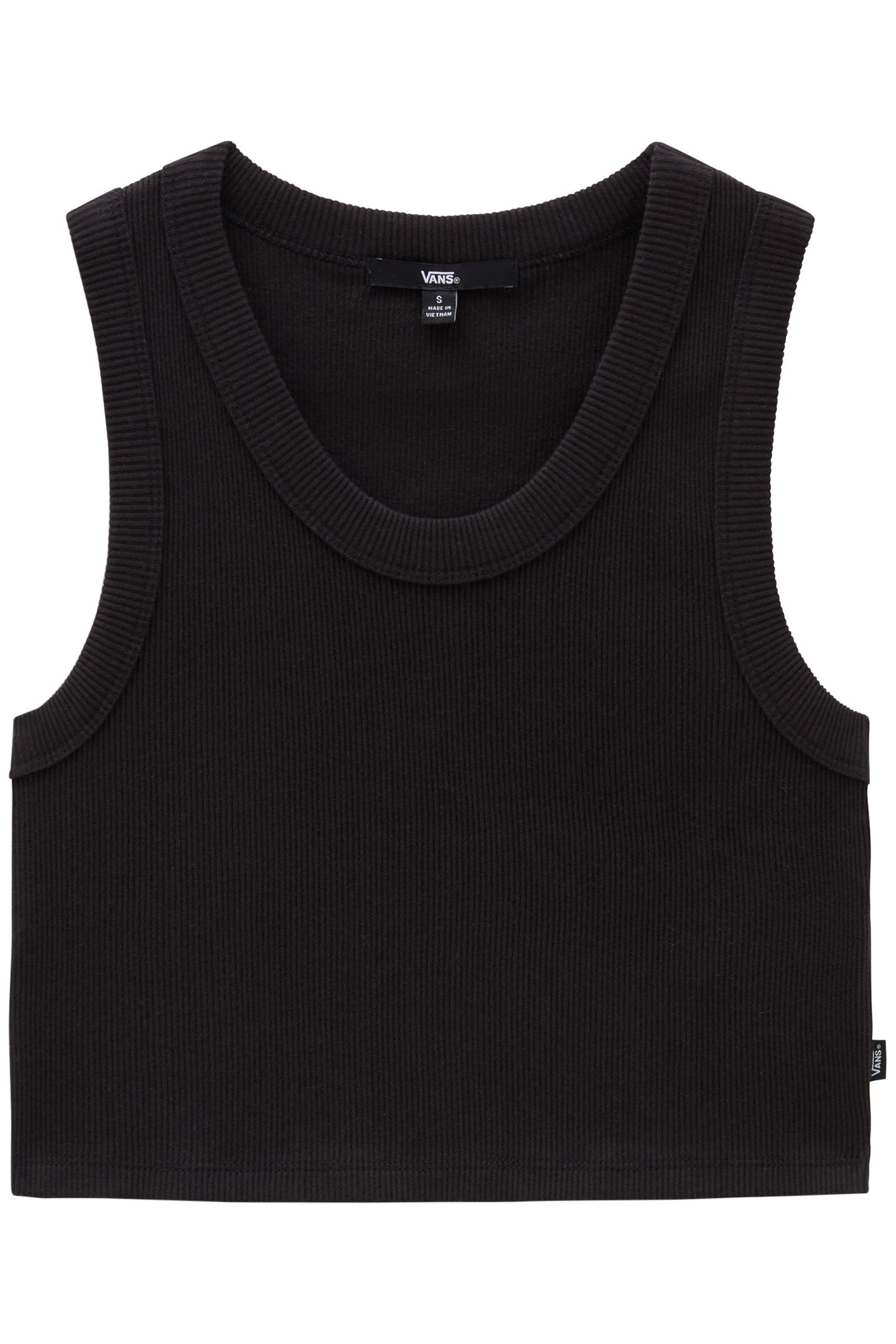 DREW RIB TANK AVE BLACK 3