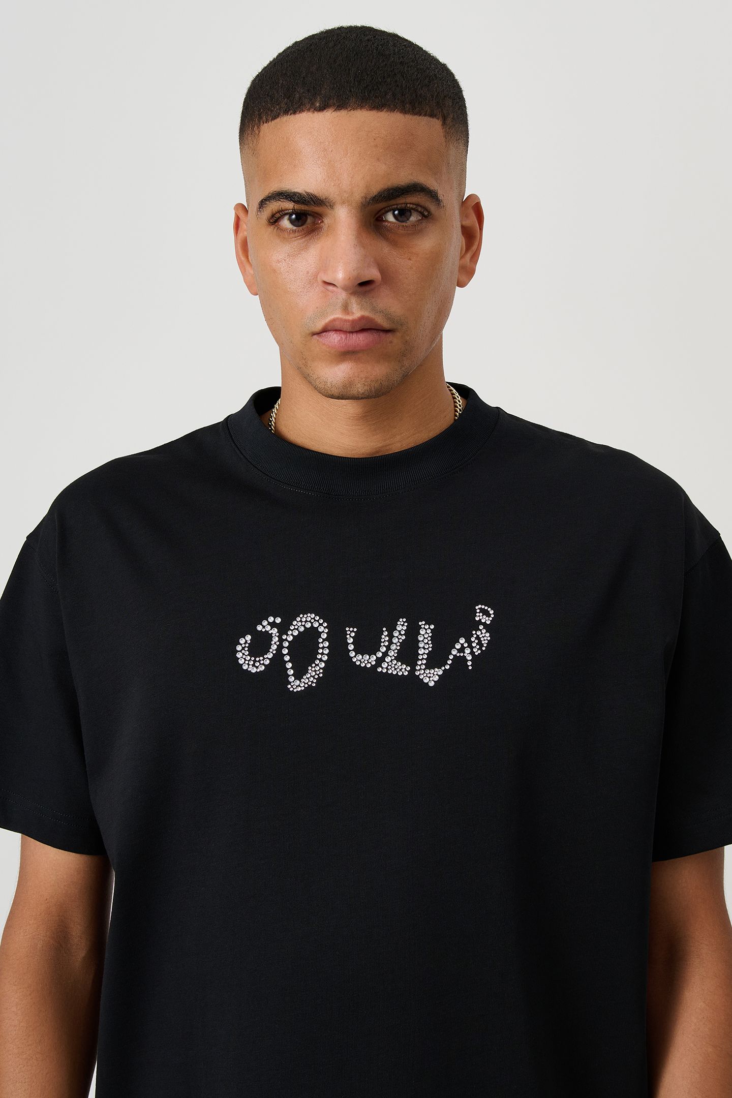 KAI BALDER RHINESTONE T-SHIRT BLACK 8