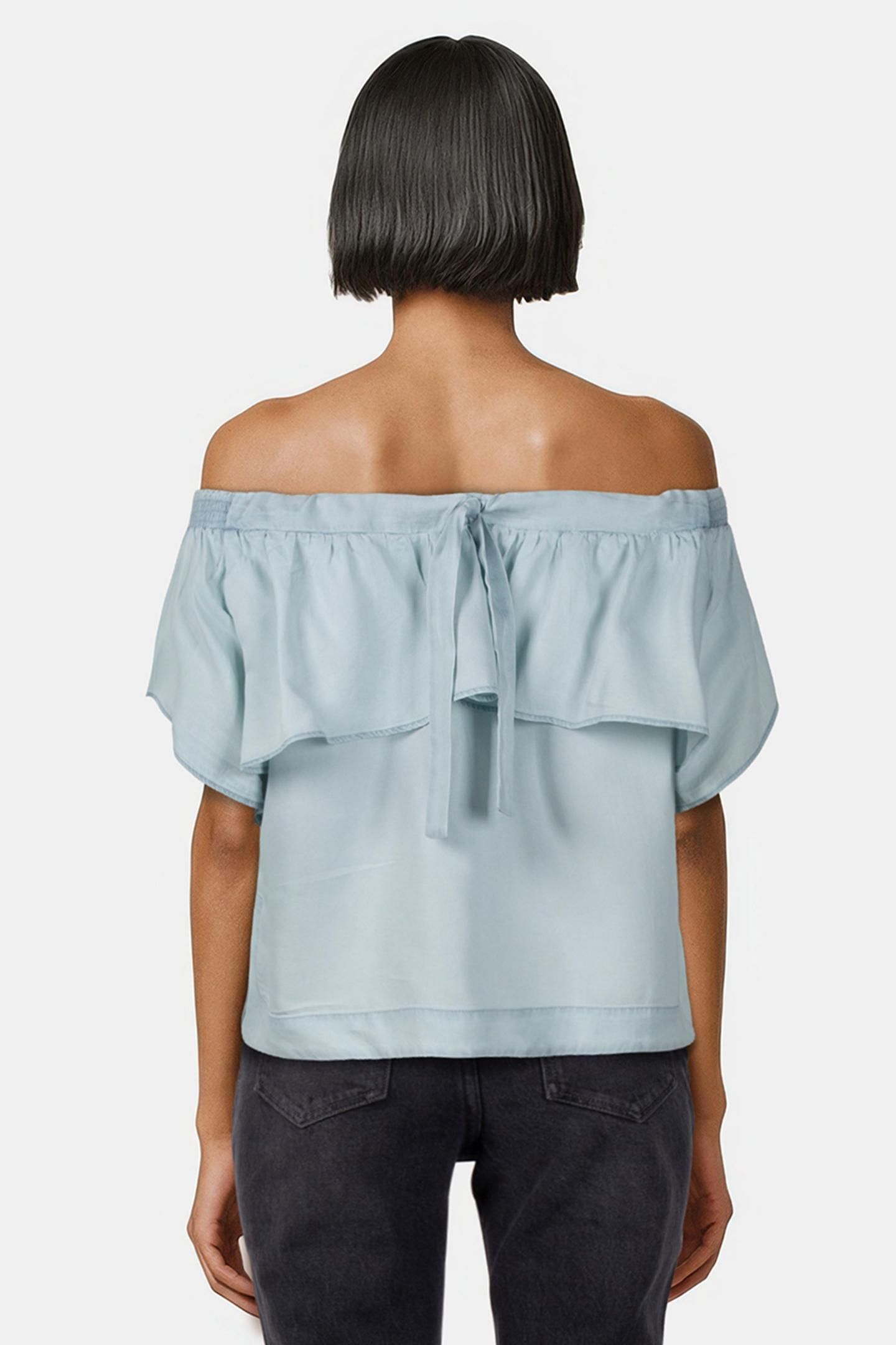 SACHA TENCEL TOP BLEACH INDIGO 2