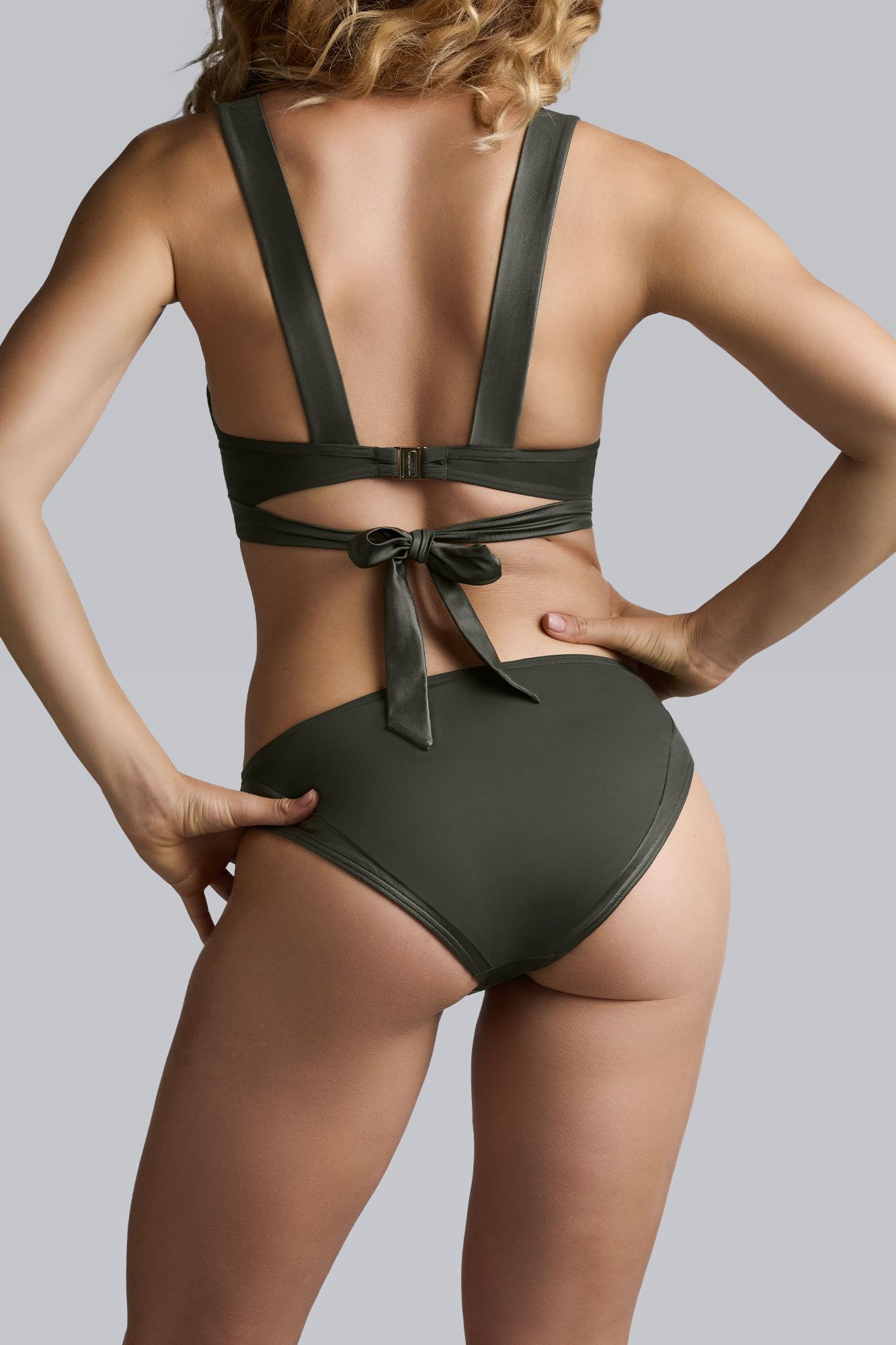 CACHE COEUR SEAWEED GREEN PUSH UP BIKINI TOP 6