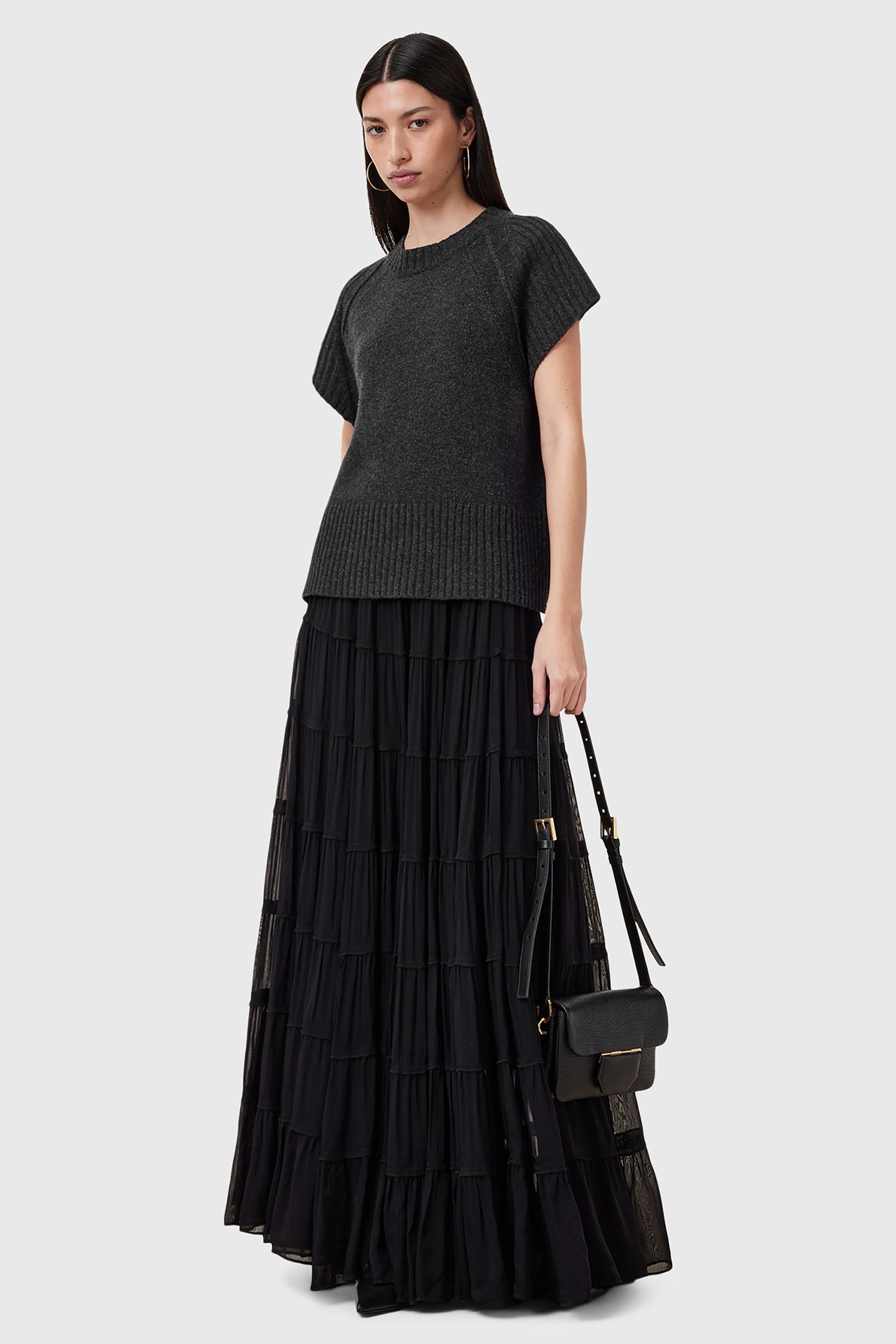 EVA MAXI SKIRT BLACK 6