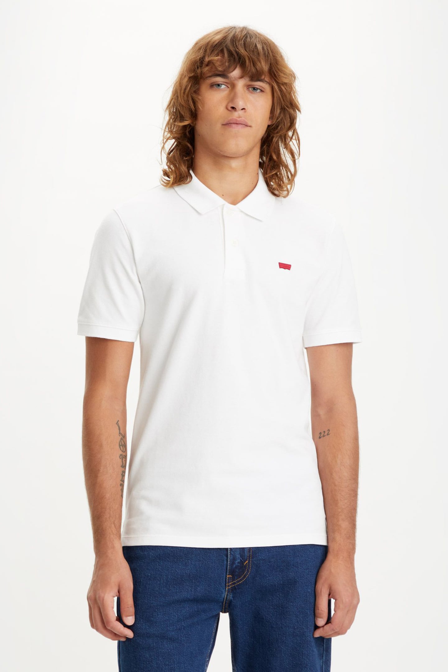SLIM HOUSEMARK POLO WHITE 1