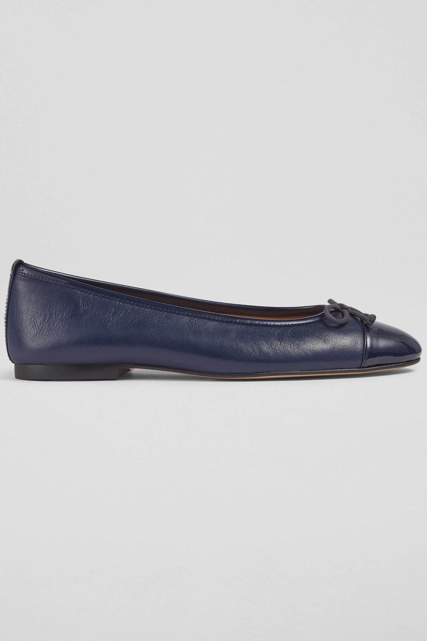 KARA - TOE CAP BALLERINA NAVY 1