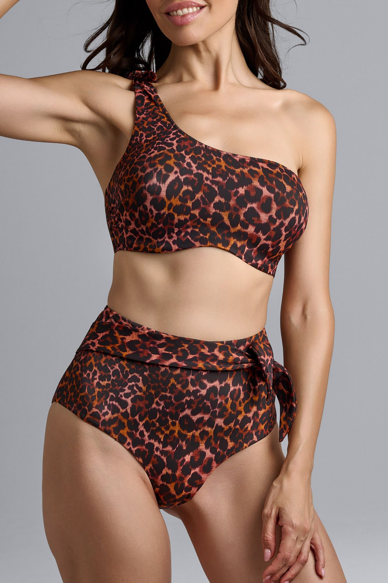 JUNGLE DIVA BROWN AND DARK ORANGE BRIEFS 5