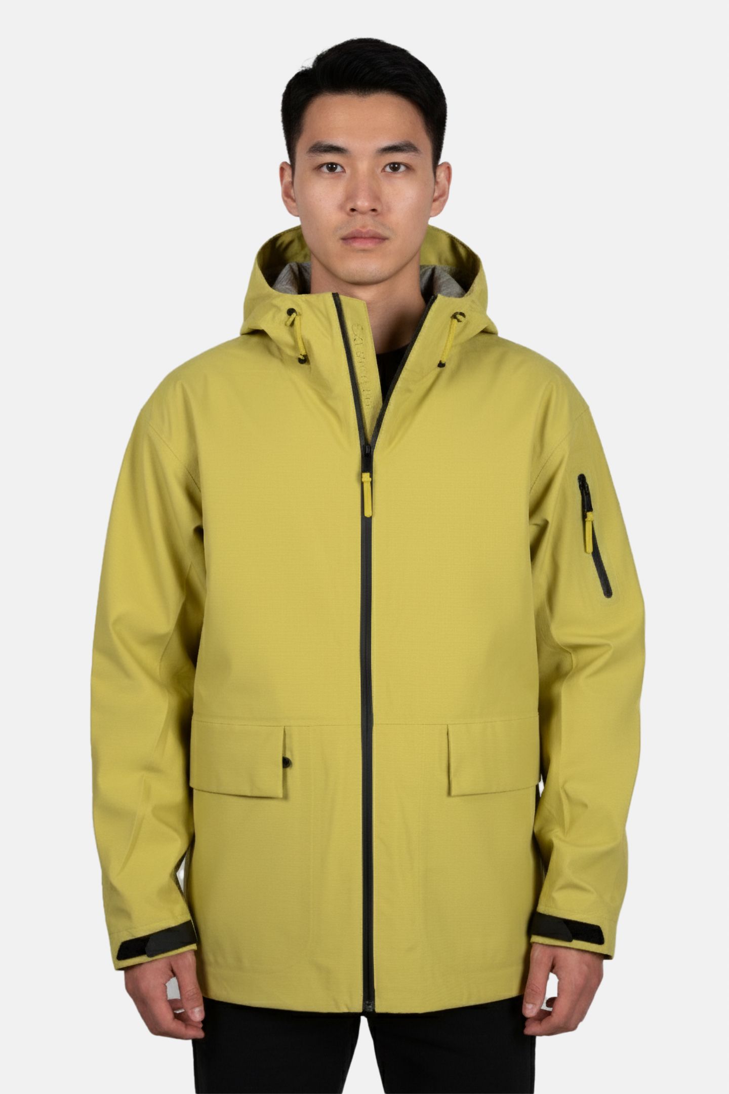 LS NYLON OXFORD RELAXED JACKET SPANISH LIME 1