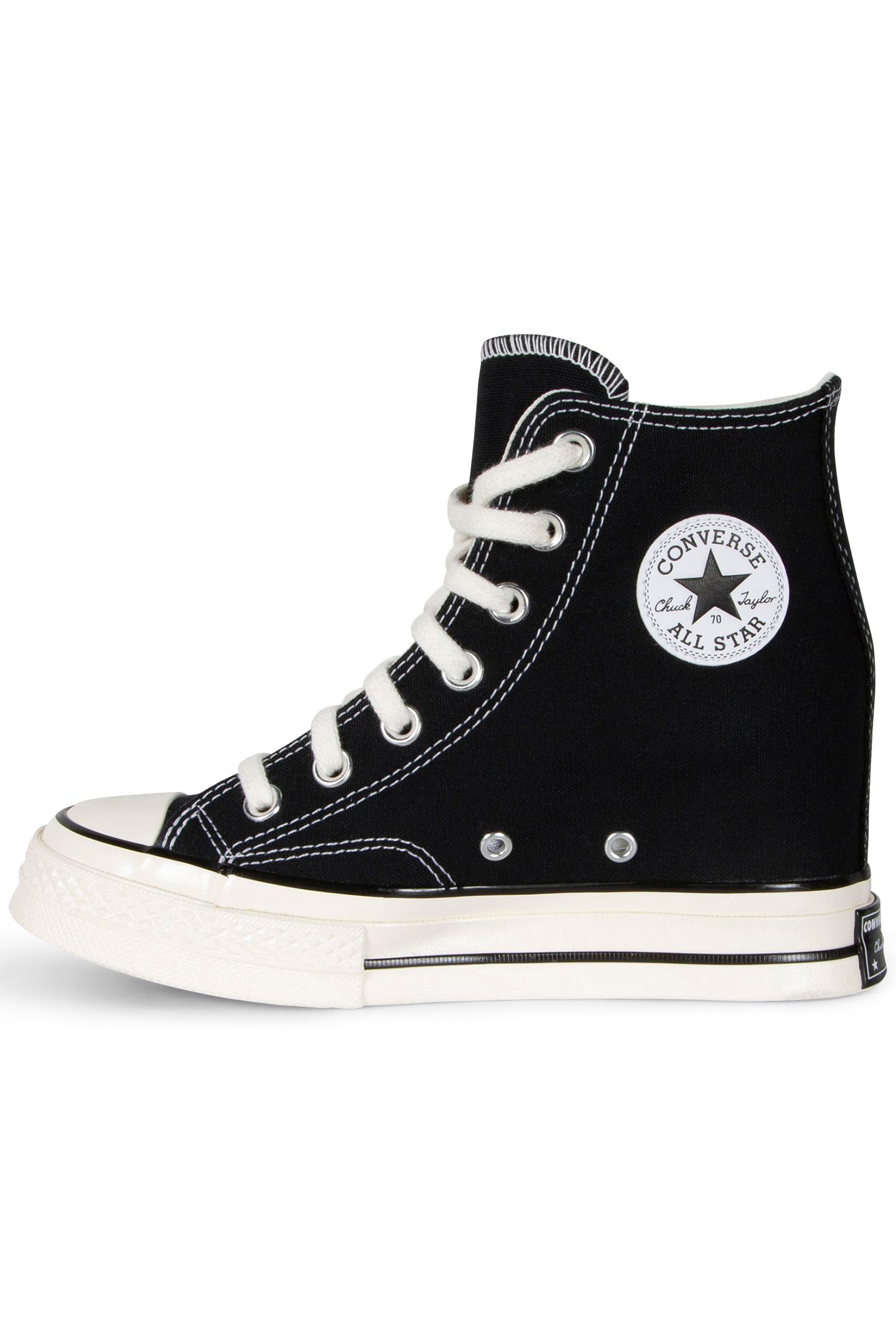 CHUCK 70 WEDGE HI BLACK/EGRET/WHITE BLACK/EGRET/WHITE 3