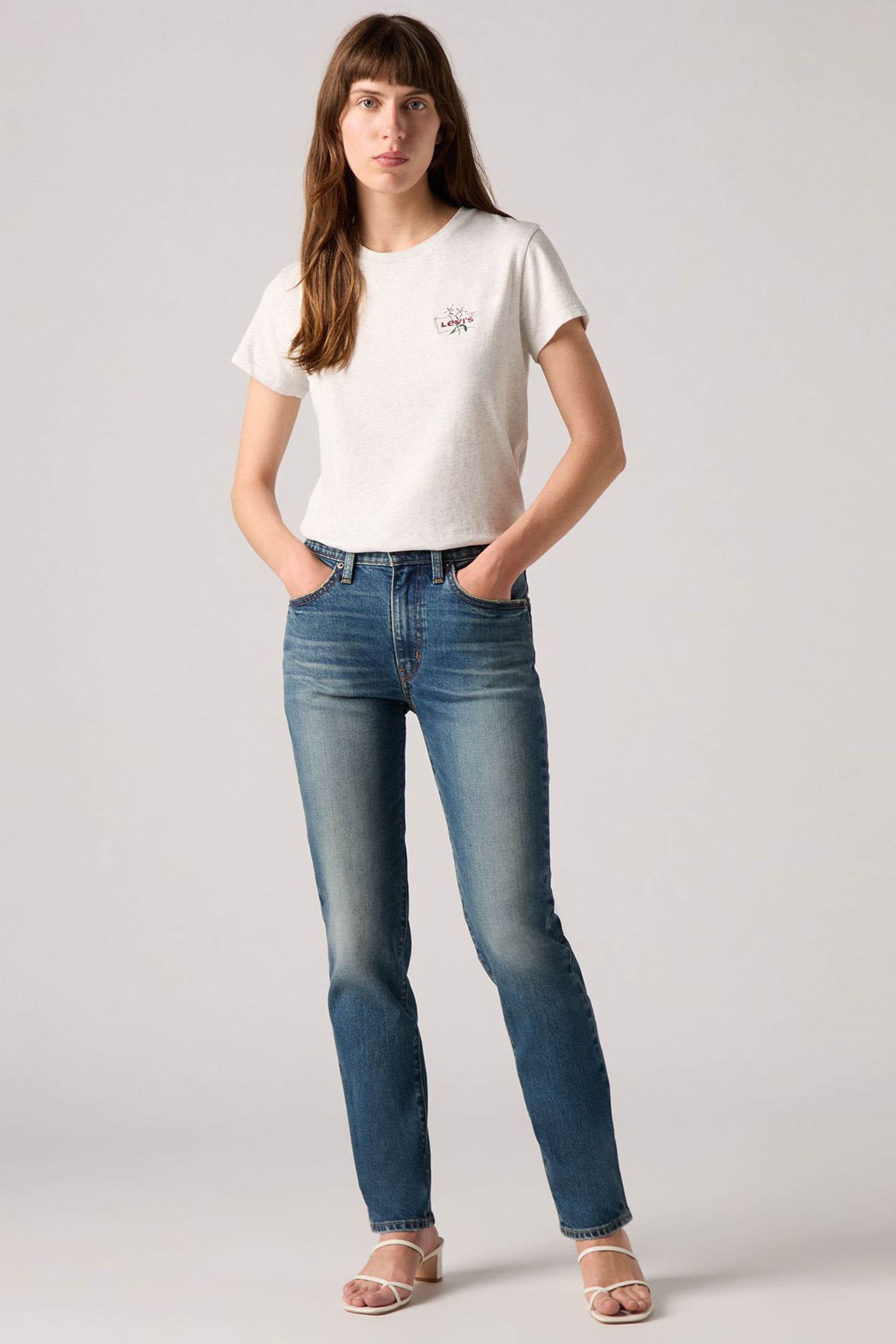 724™ HIGH RISE STRAIGHT JEANS DARK INDIGO 2