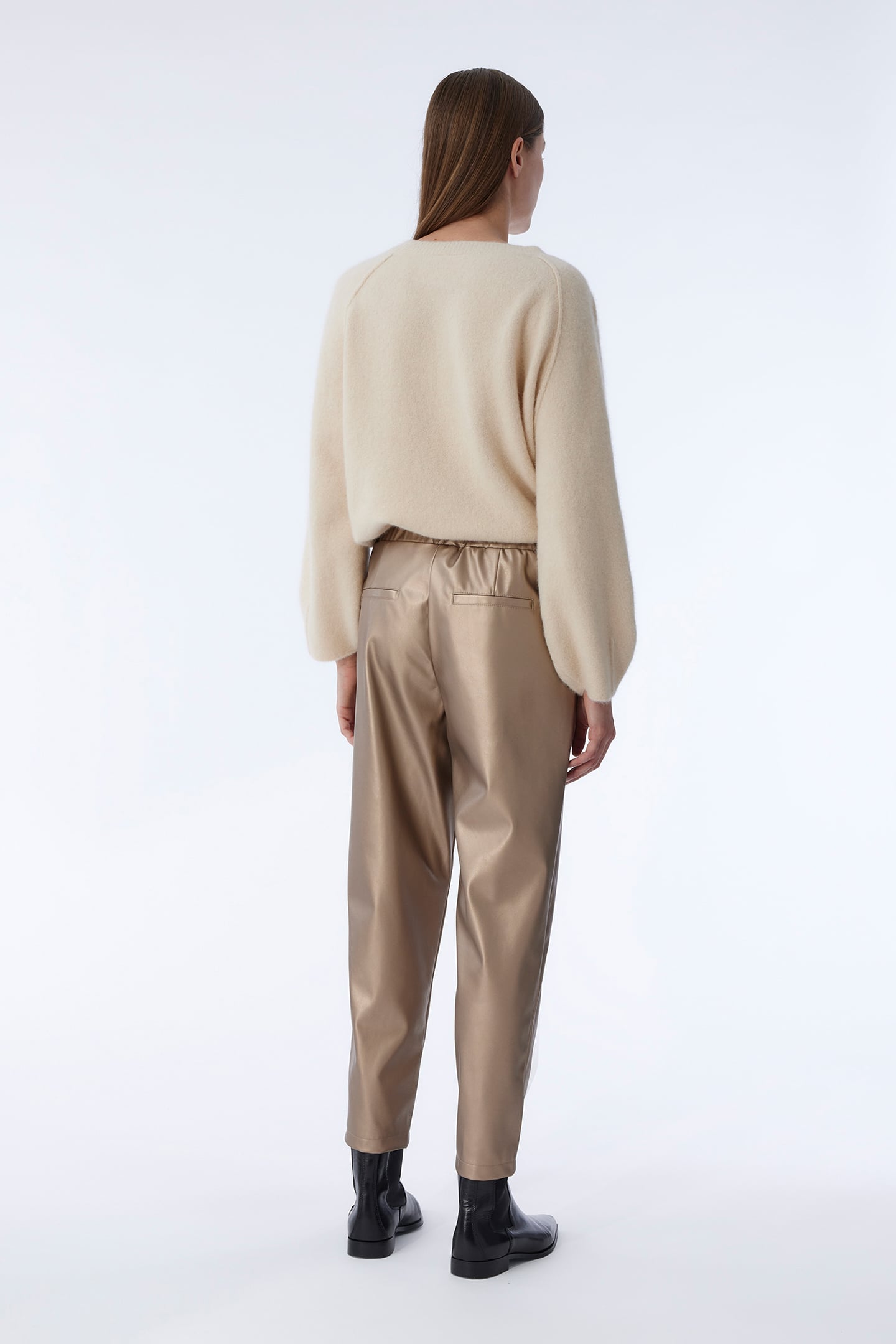 SALLY PANTS METALLIC BRONZE 3