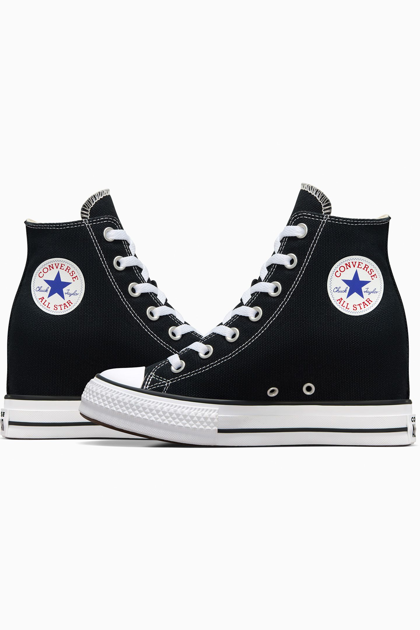 CTAS WEDGE HI BLACK/RED BLACK/RED/NAVY 10