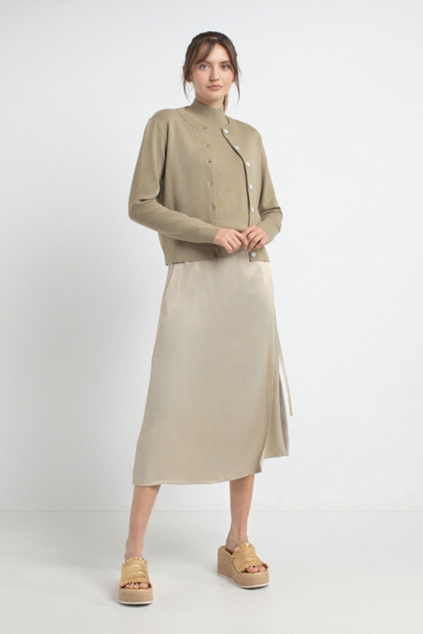 JACE CARDIGAN LIGHT OLIVE 2