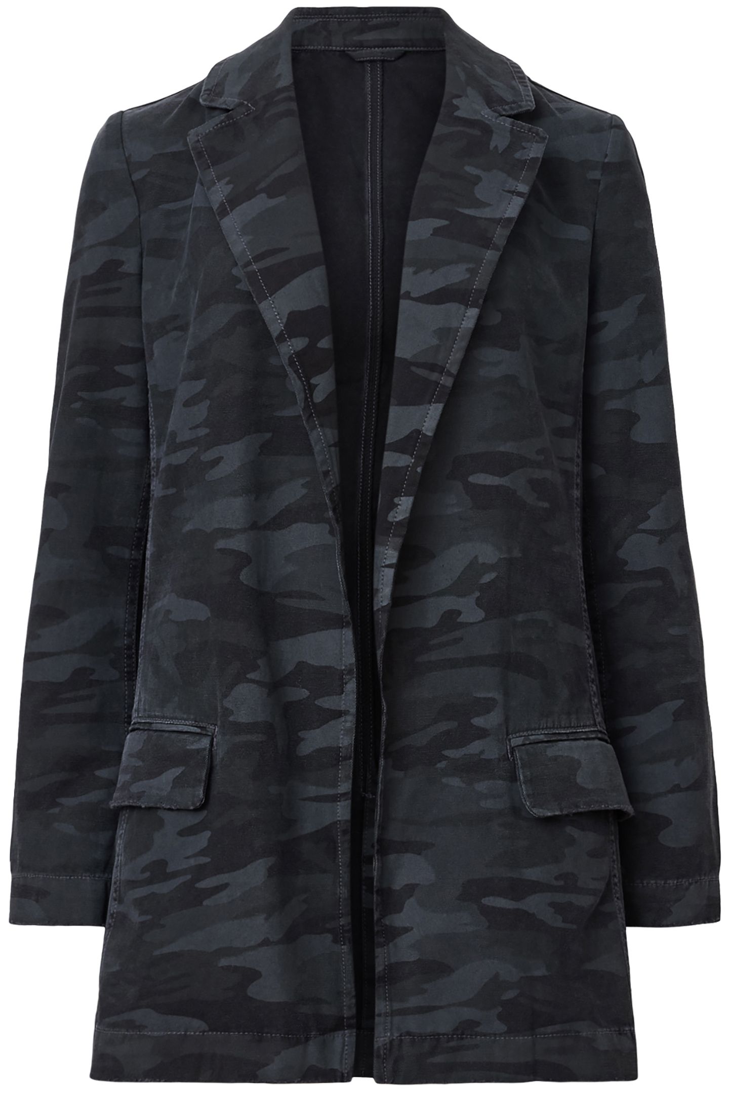 ALEIDA DENIM BLAZER CAMO INK BLUE 6