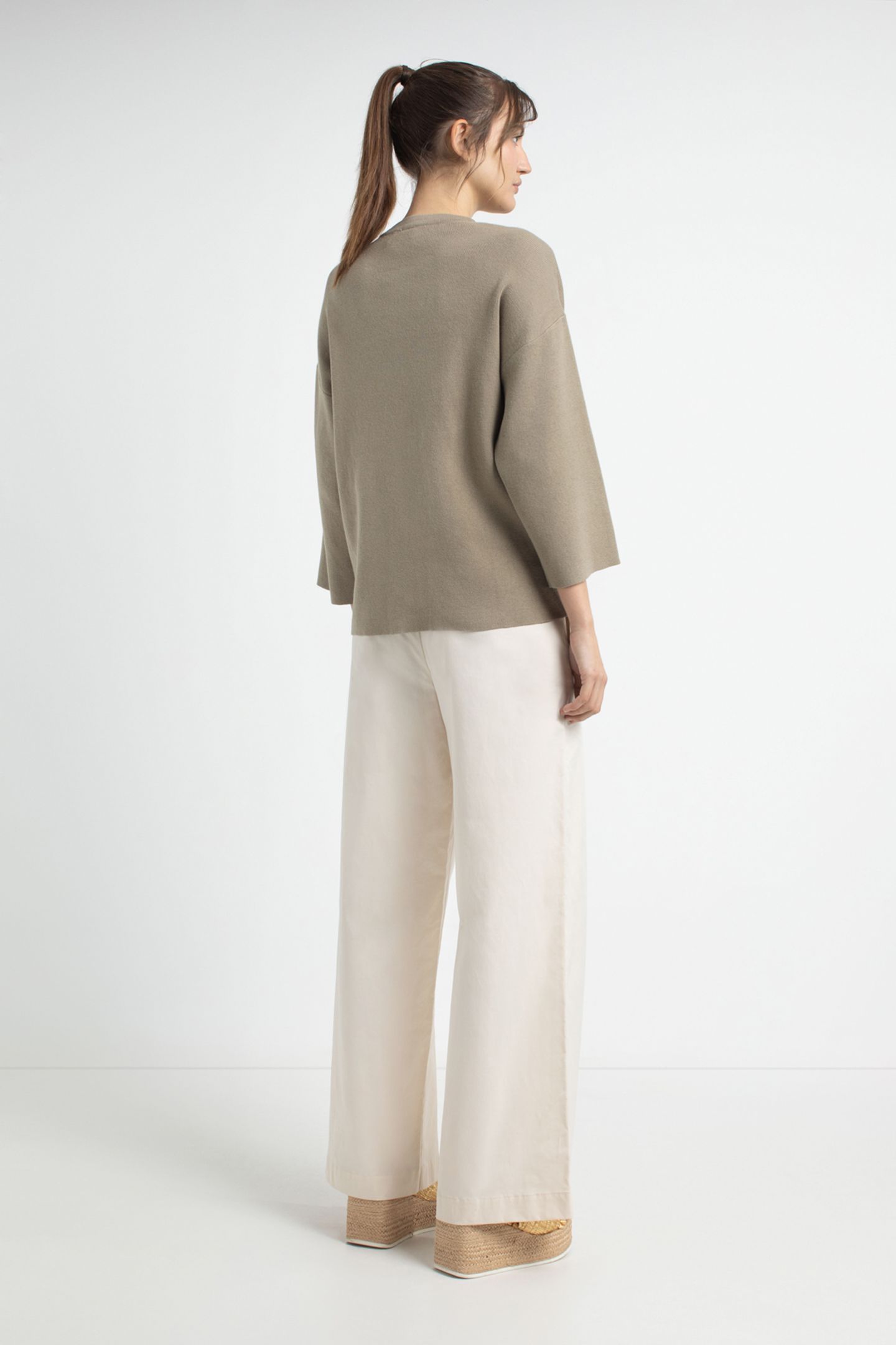 JAMES SWEATER LIGHT OLIVE 3