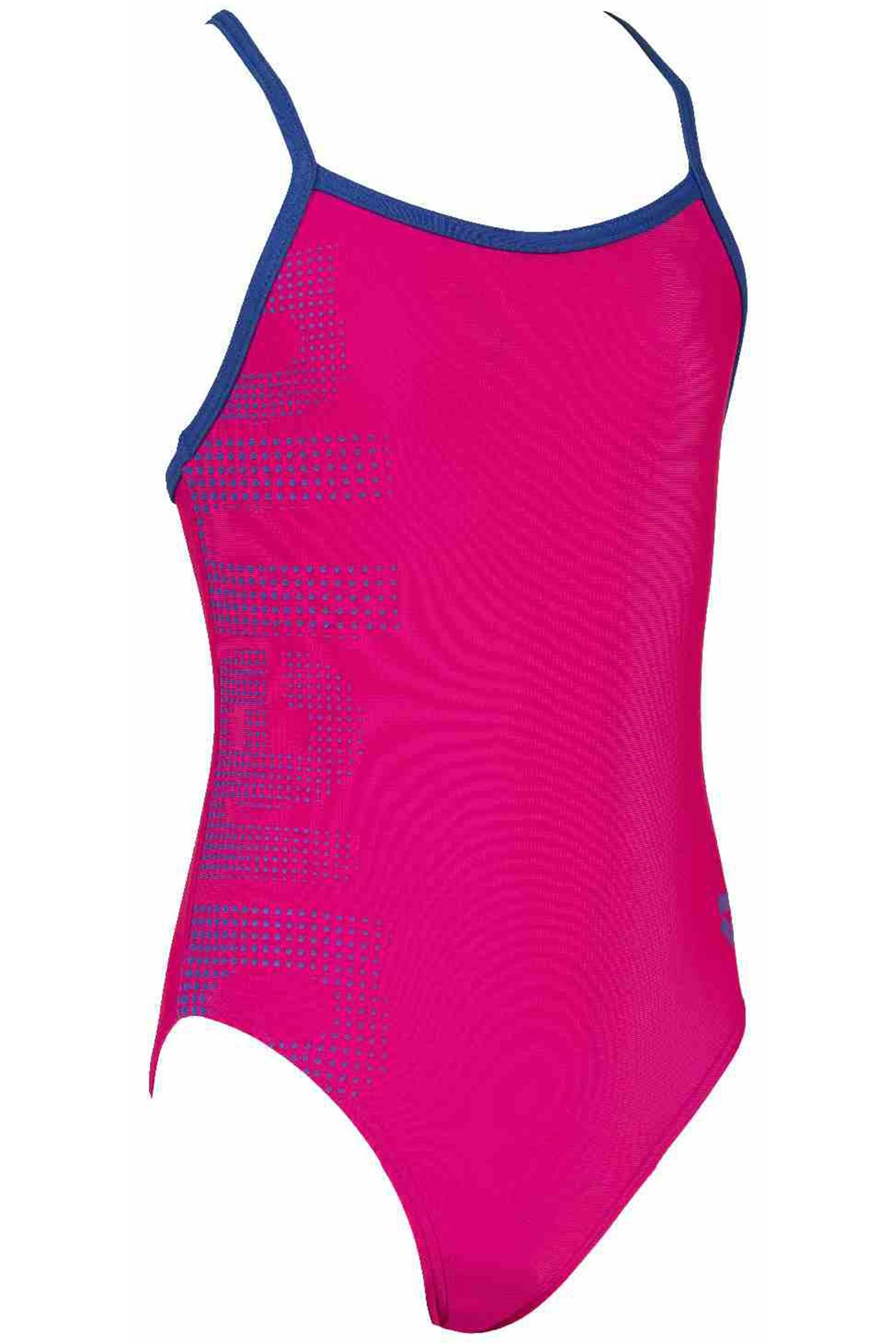 ARENA LOGO KIDS GIRL ONE PIECE FREAK ROSE-ROYAL 3