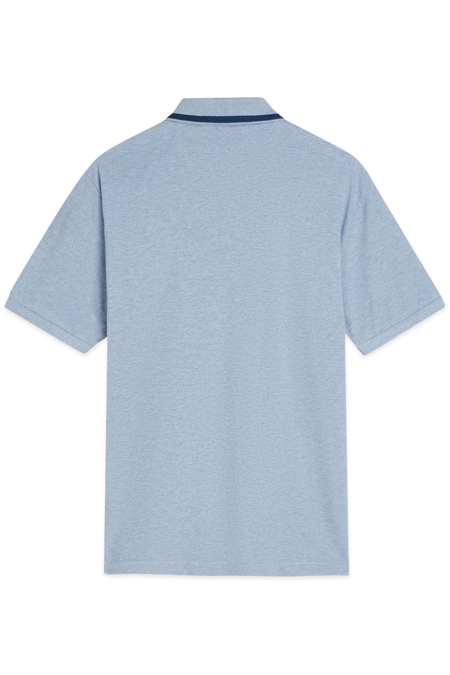 PIQUE SS POLO SKY/PEWTER 2