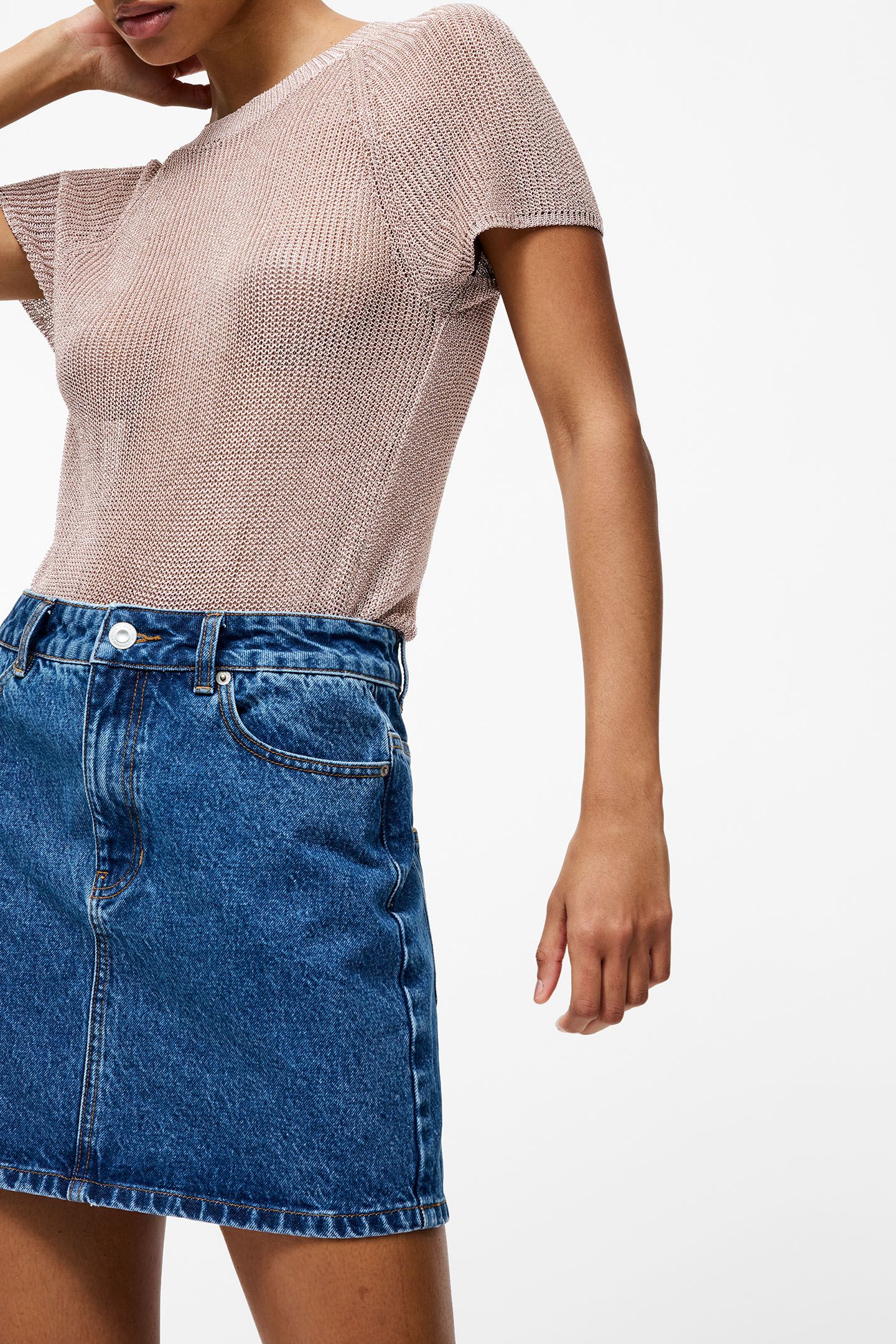 DALLAS DENIM MINI SKIRT VINTAGE 4