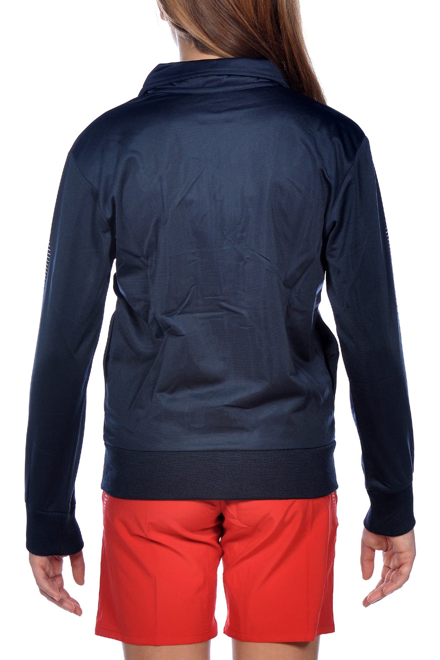 JR TL KNITTED POLY JACKET NAVY 6