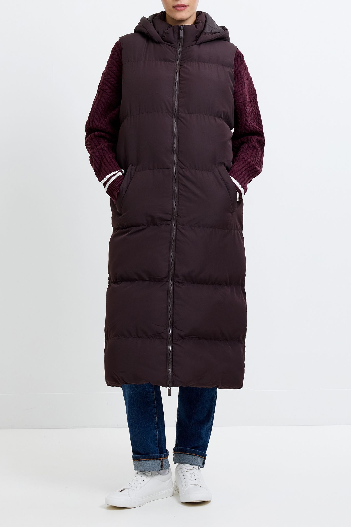 ROW GILET L CHOCOLATE 1