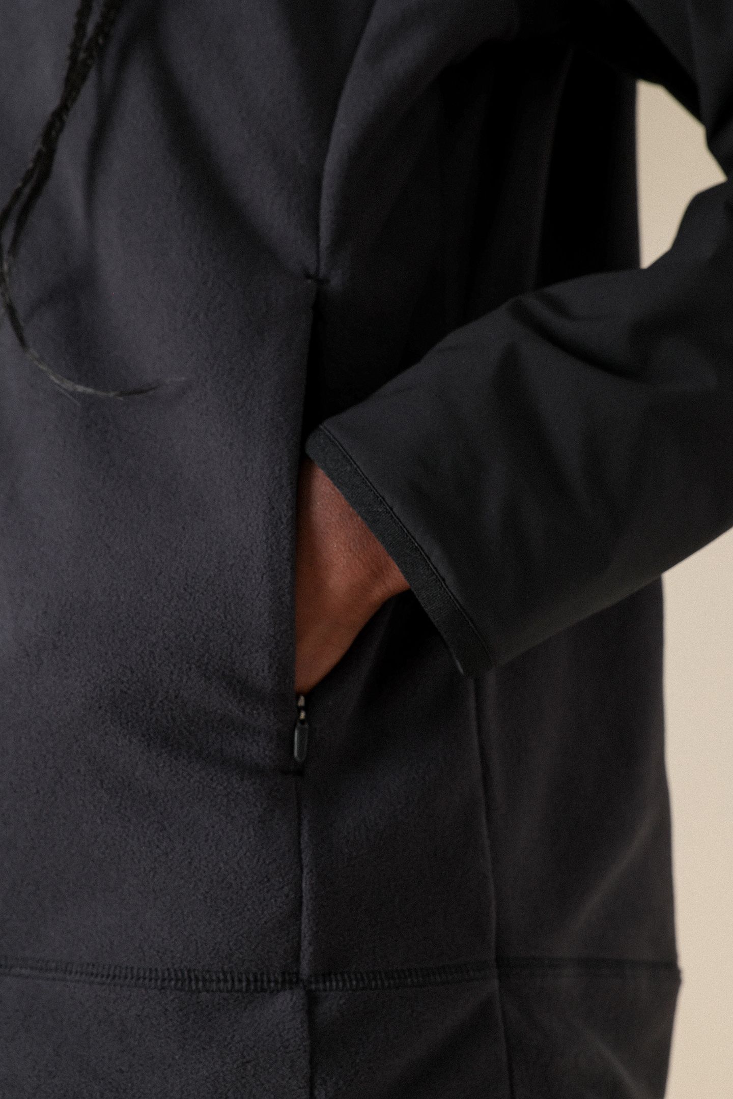 UNISEX SL SHINZO ZIP FLEECE JACKET BLACK 6