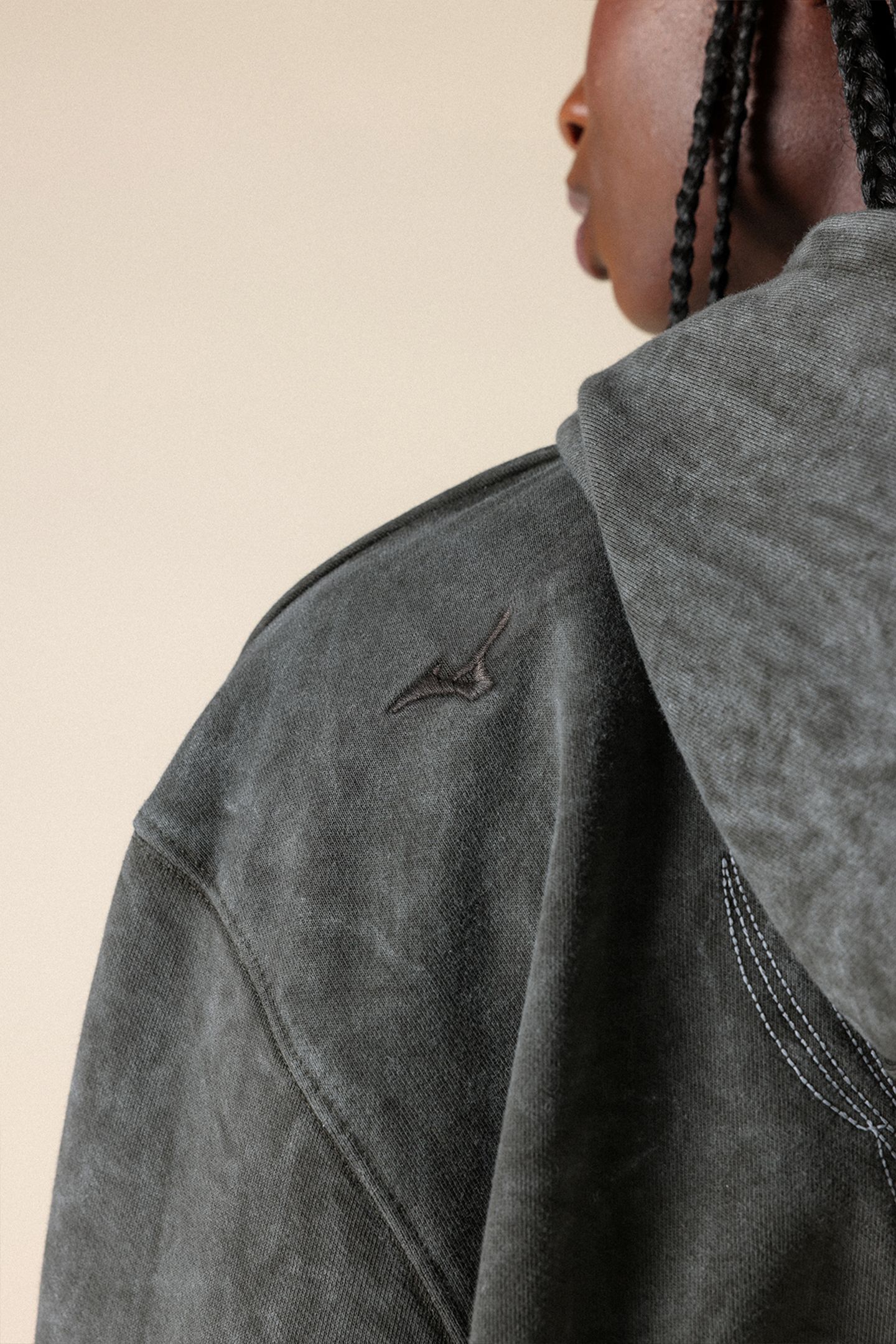 SL FLORATECH HOODIE UNISEX PEATCHARCOAL 5