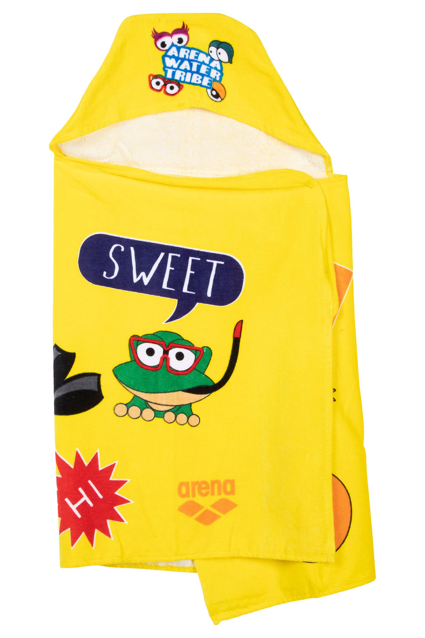 AWT PONCHO YELLOW STAR-MULTI 2