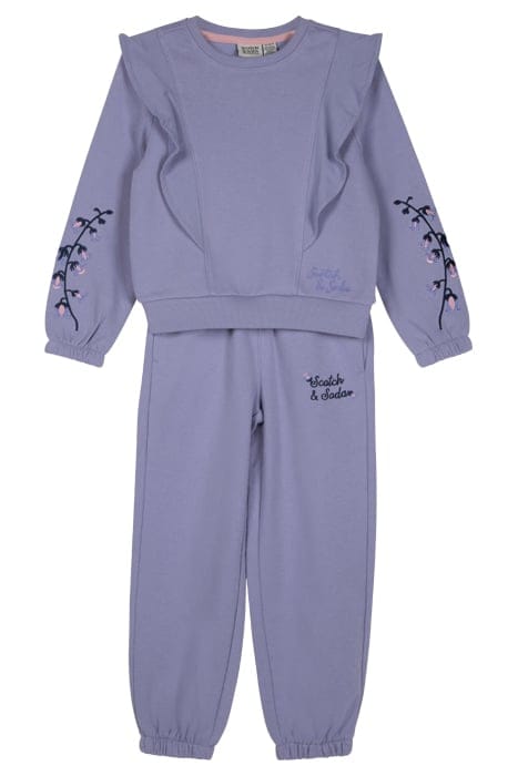 GIRLS FLEECE SET LILAC 1