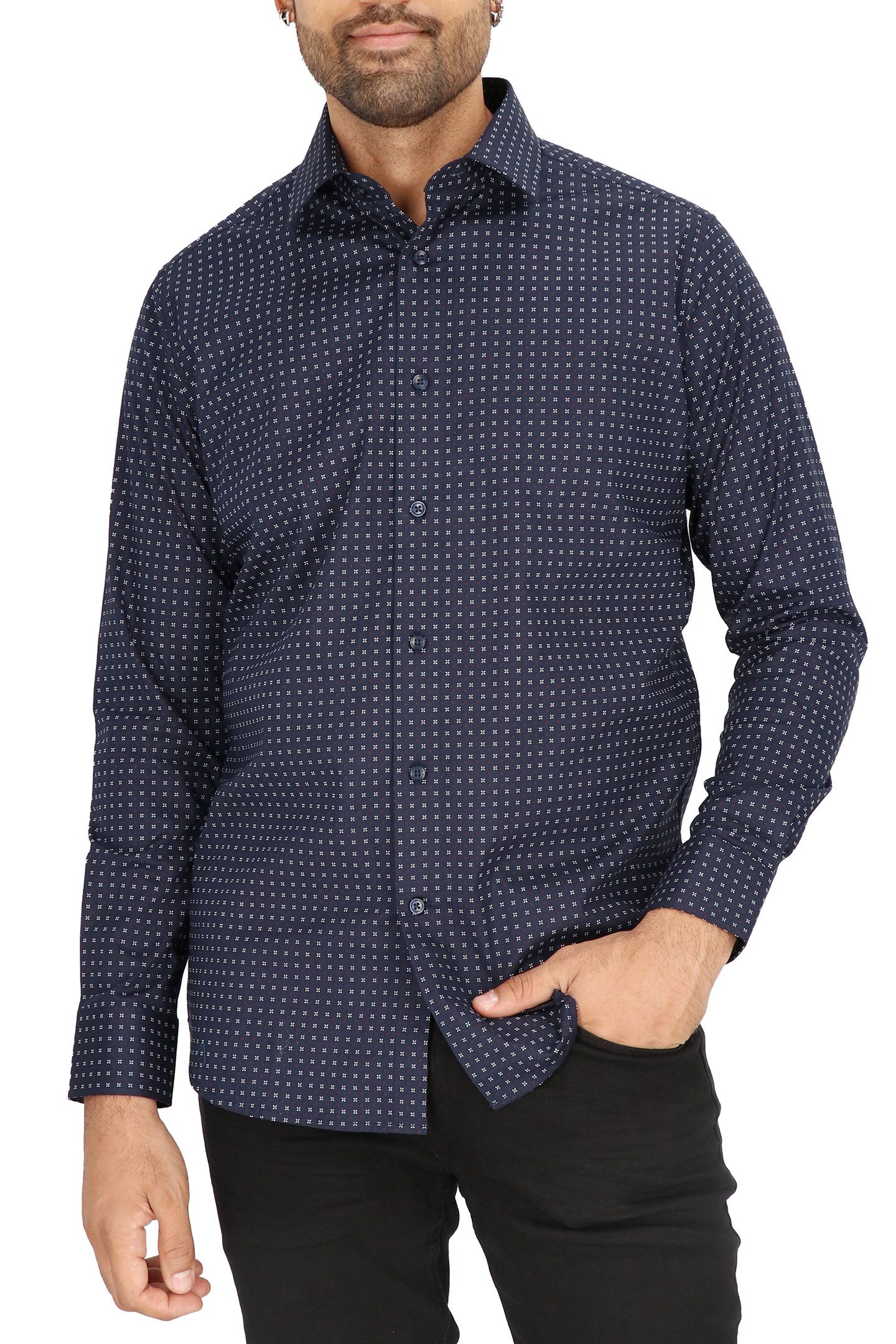 DRESS SHIRT BLACK 3