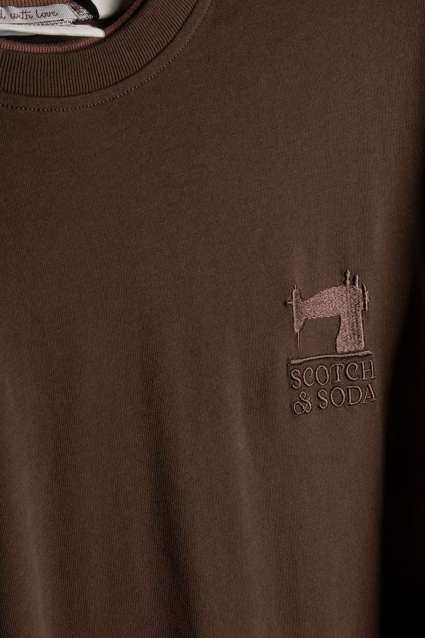 SS DOUBLE NECK GRAPHIC TEE DEMITASSE 4