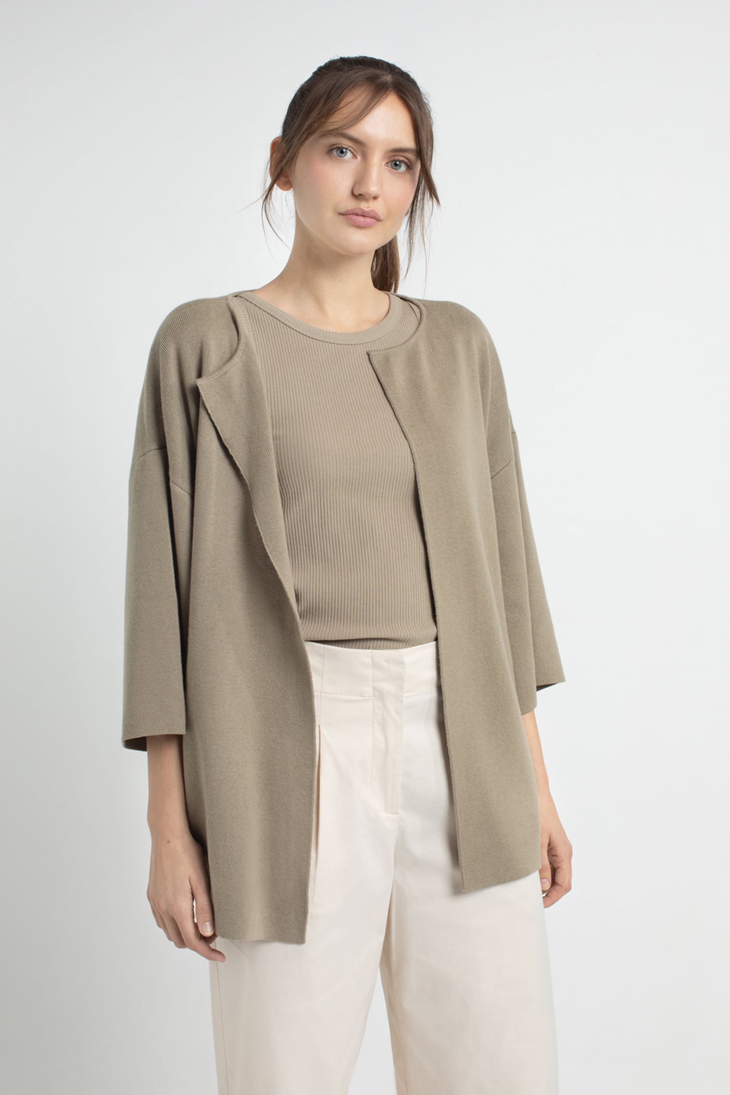 JASMIJN CARDIGAN LIGHT OLIVE 1