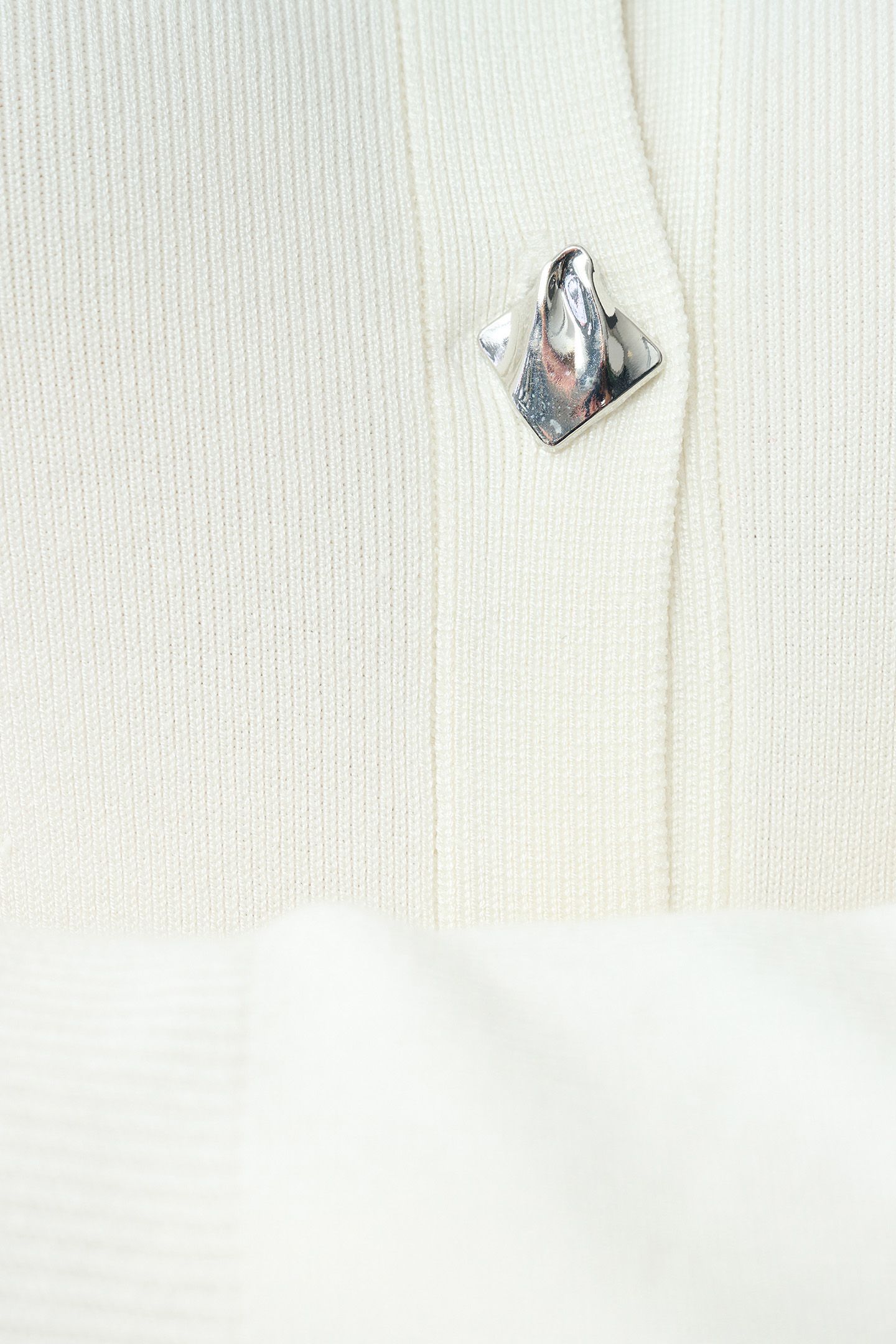 SBFRILL SLEEVE CARDIGAN OFFWHITE 7