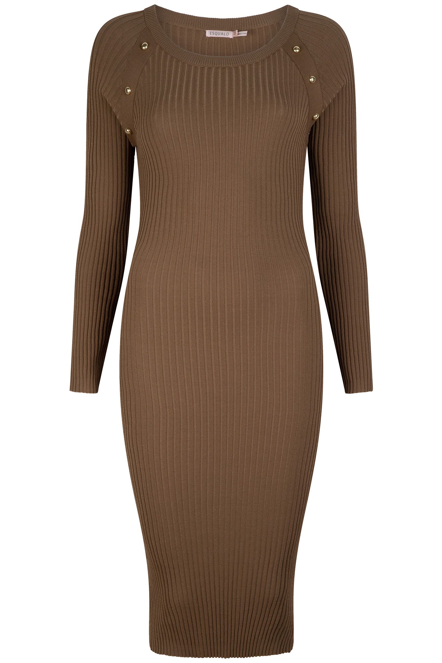 DRESS KNITTED TUBE ARMY GREEN 3