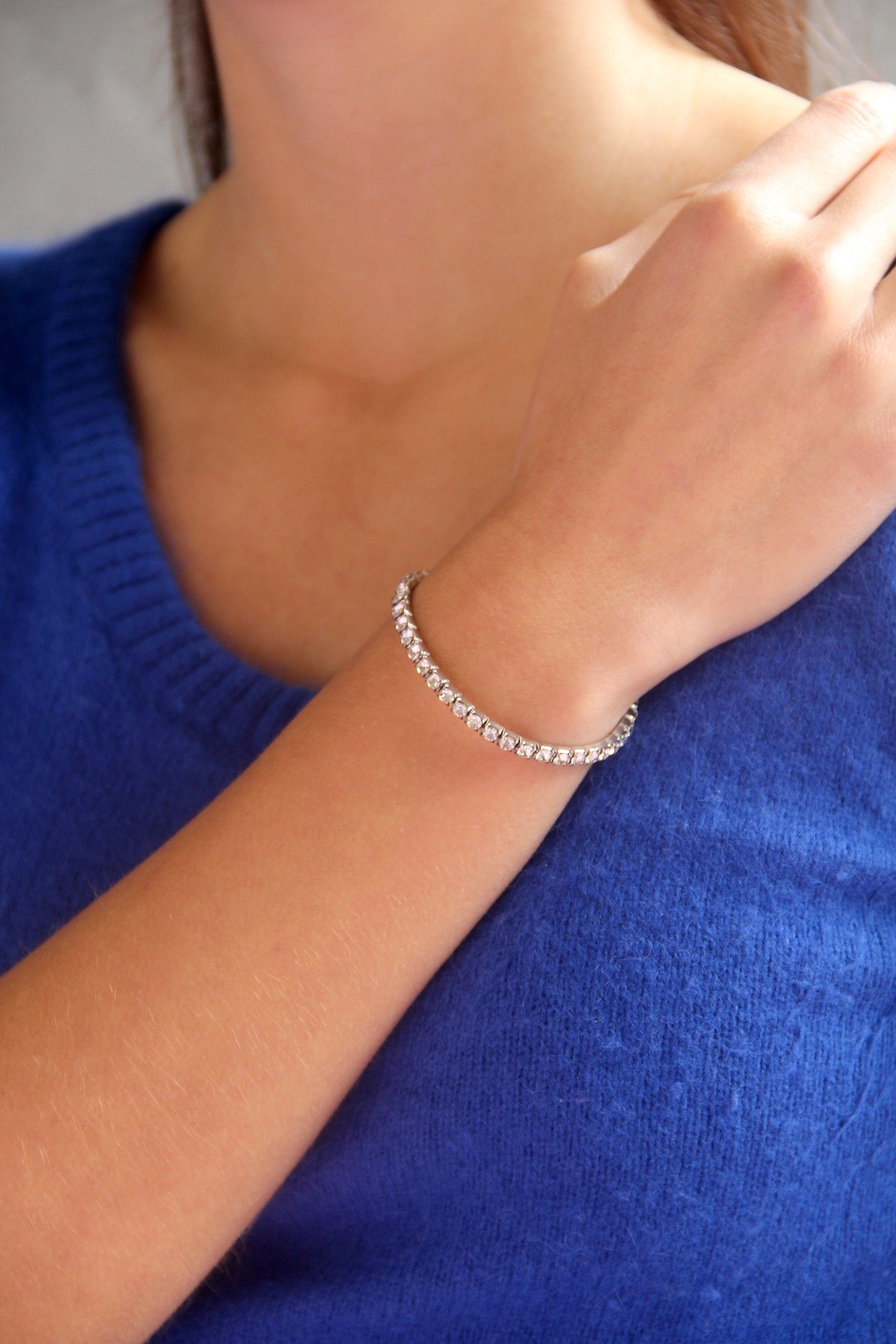 ALICE BRACELET CRYSTAL RHODIUM 2