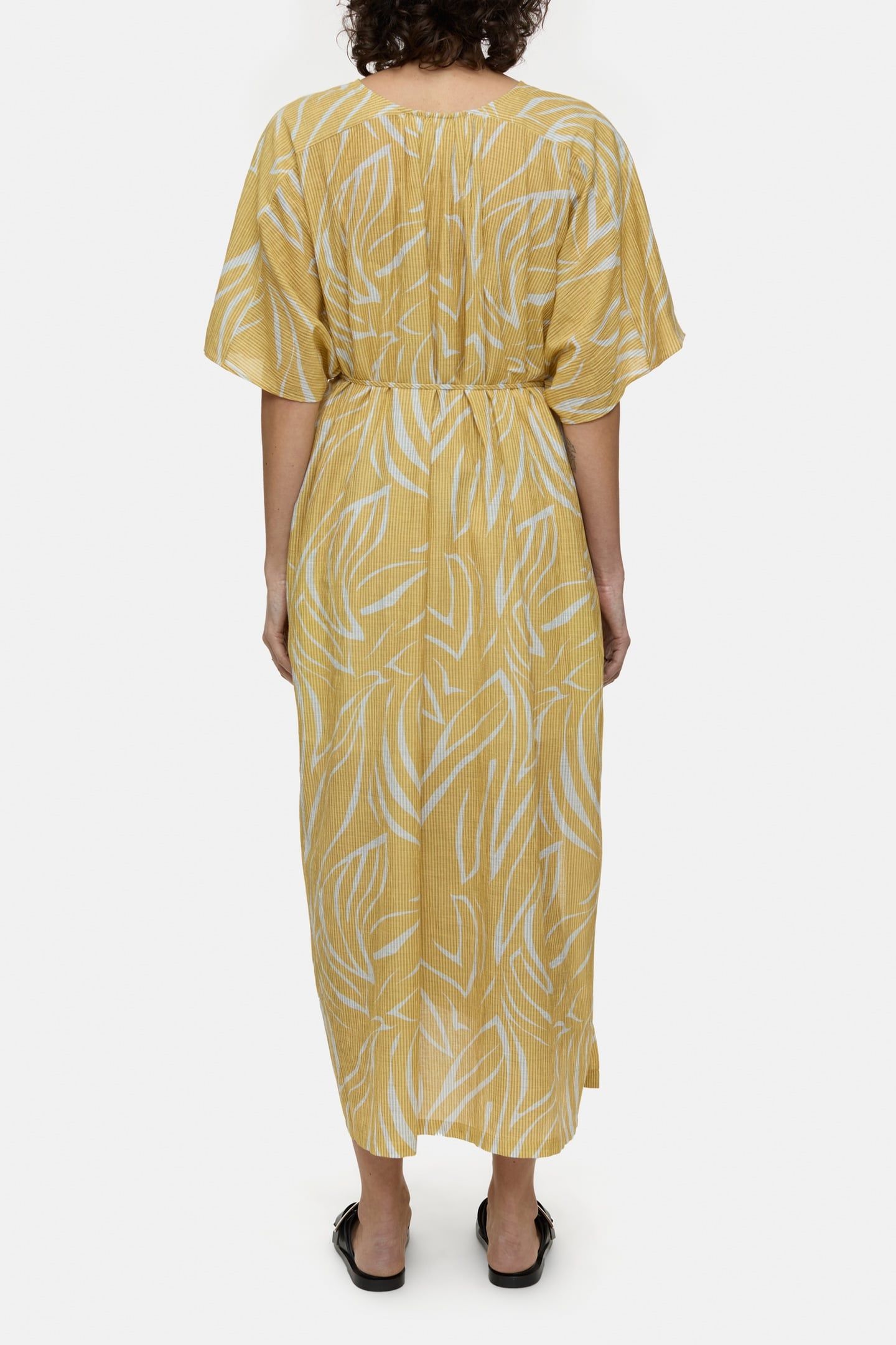 CAFTAN DRESS CALAMATTA YELLOW 2