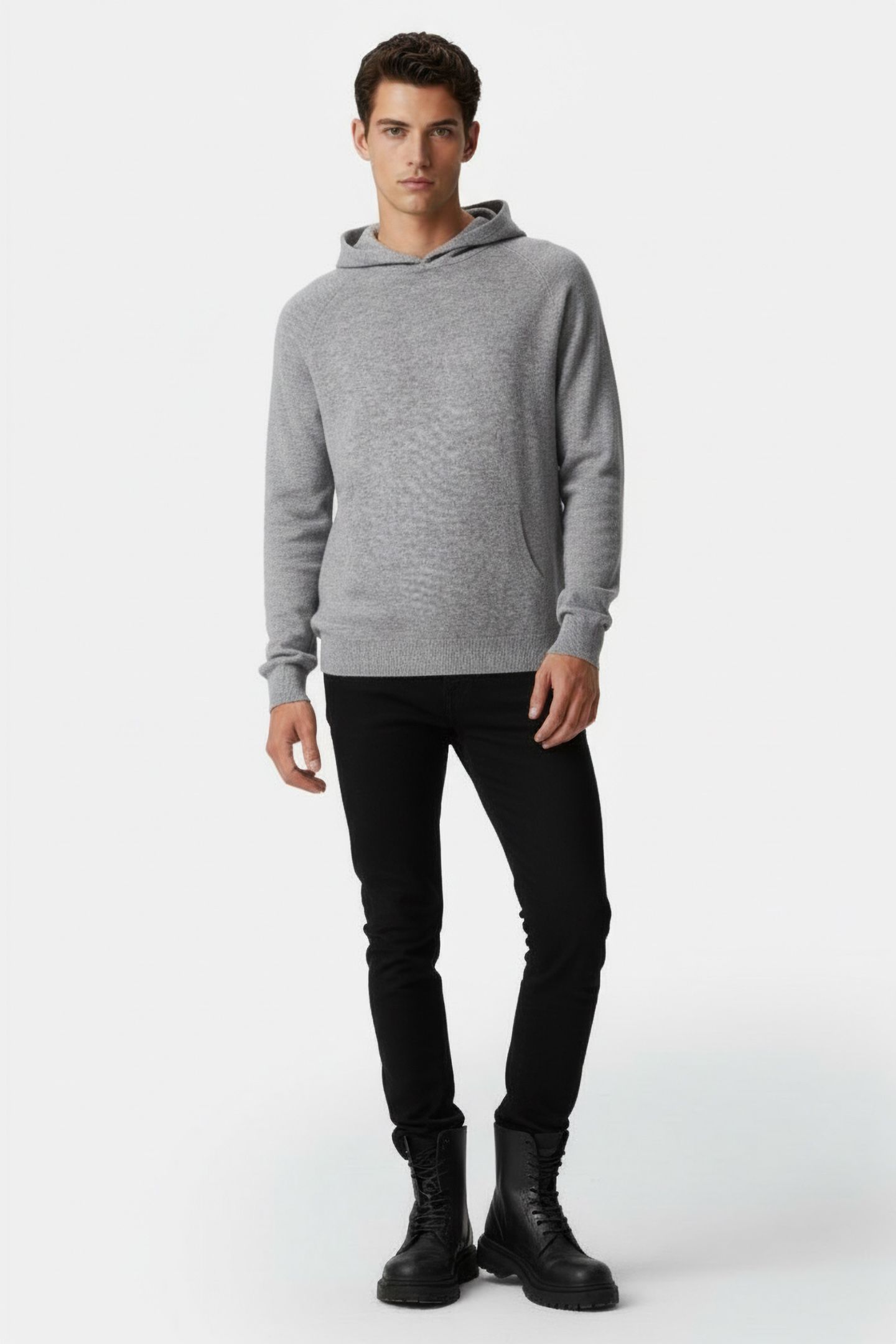 ESTRAALF KNIT GREY MELANGE 1