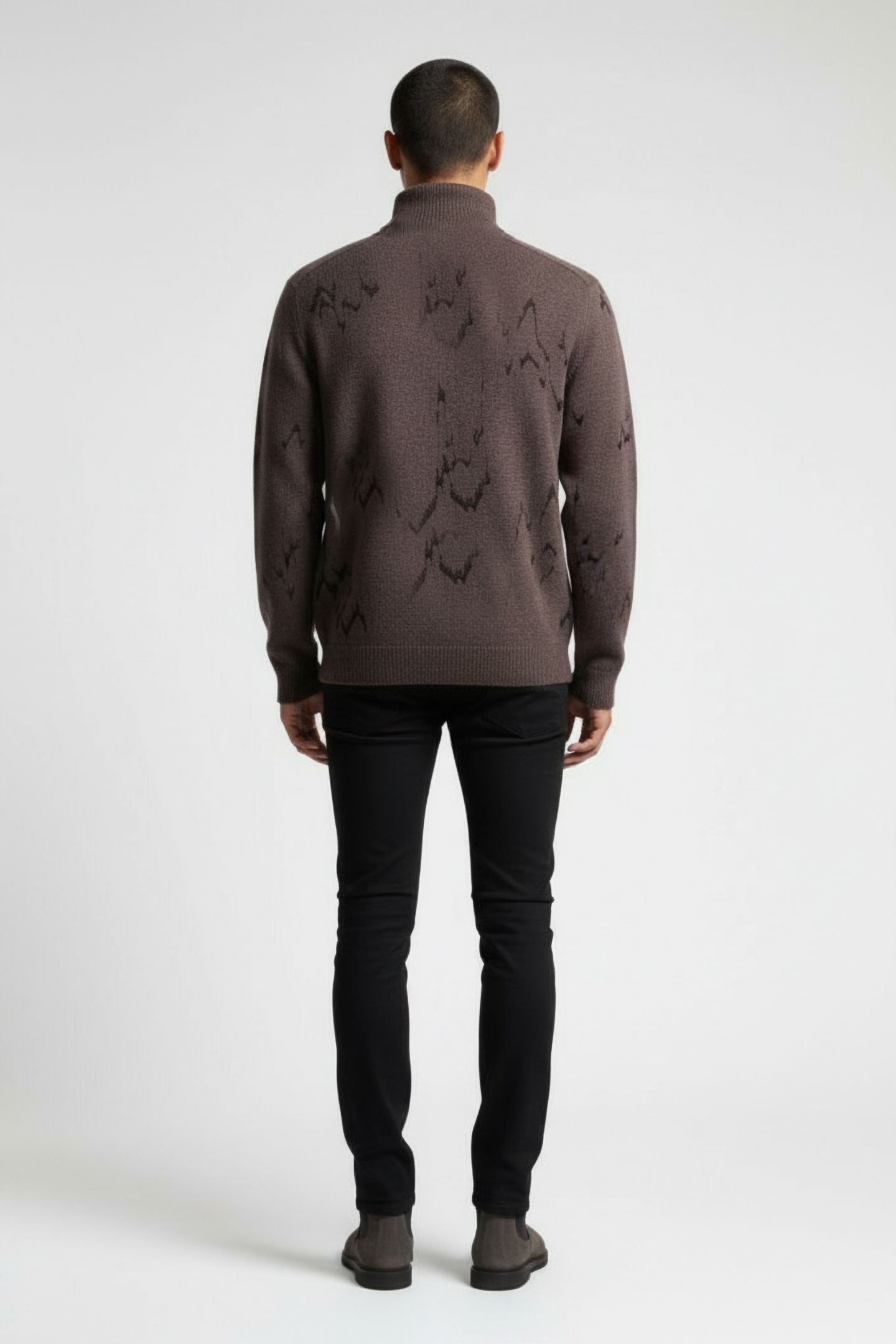 PIERRE LS HIGH NECK TWINE BROWN 2