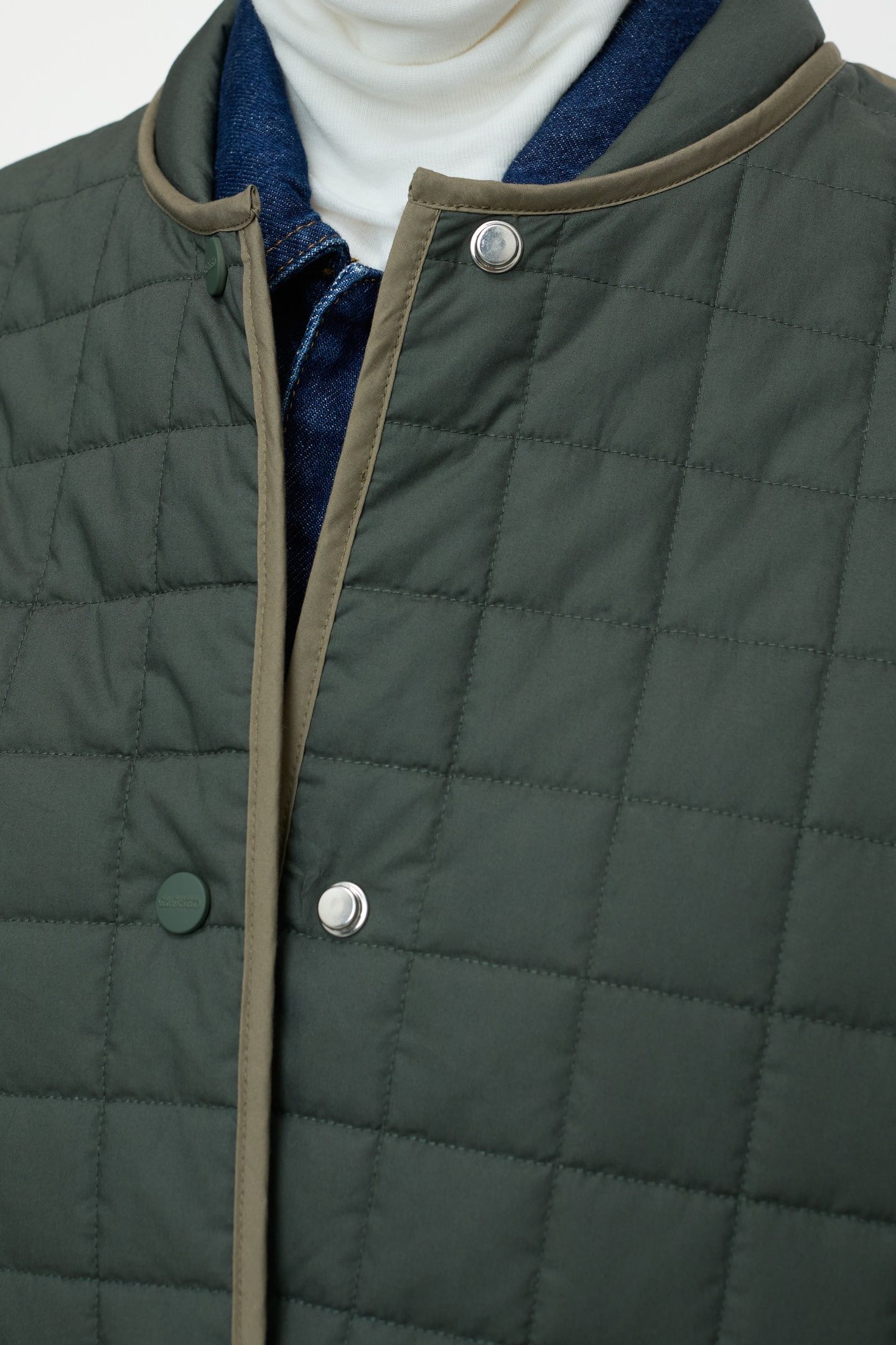 REVERSIBLE QUILTED COAT PINI GREEN 6