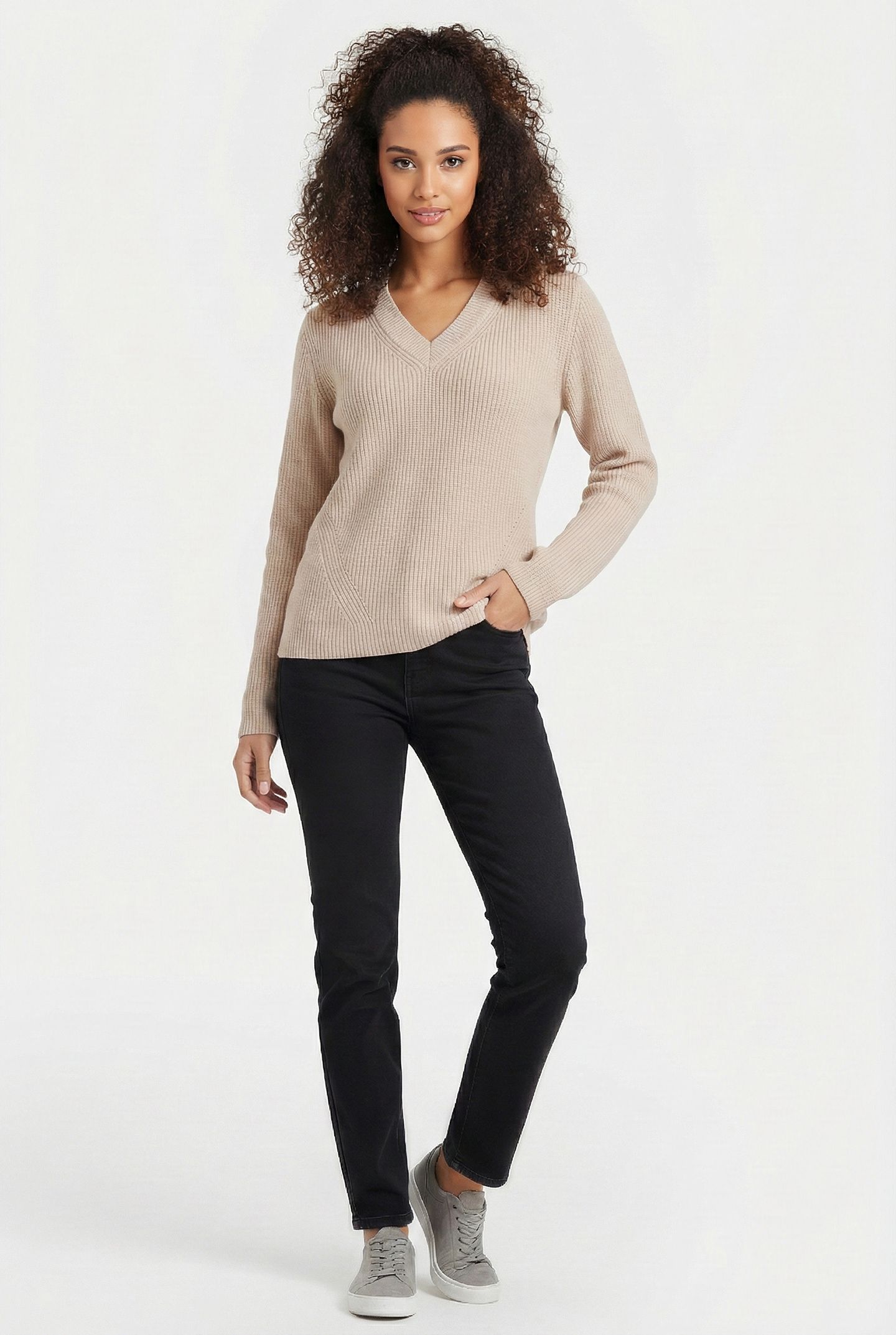 S.OLIVER PULLOVER BEIGE 1