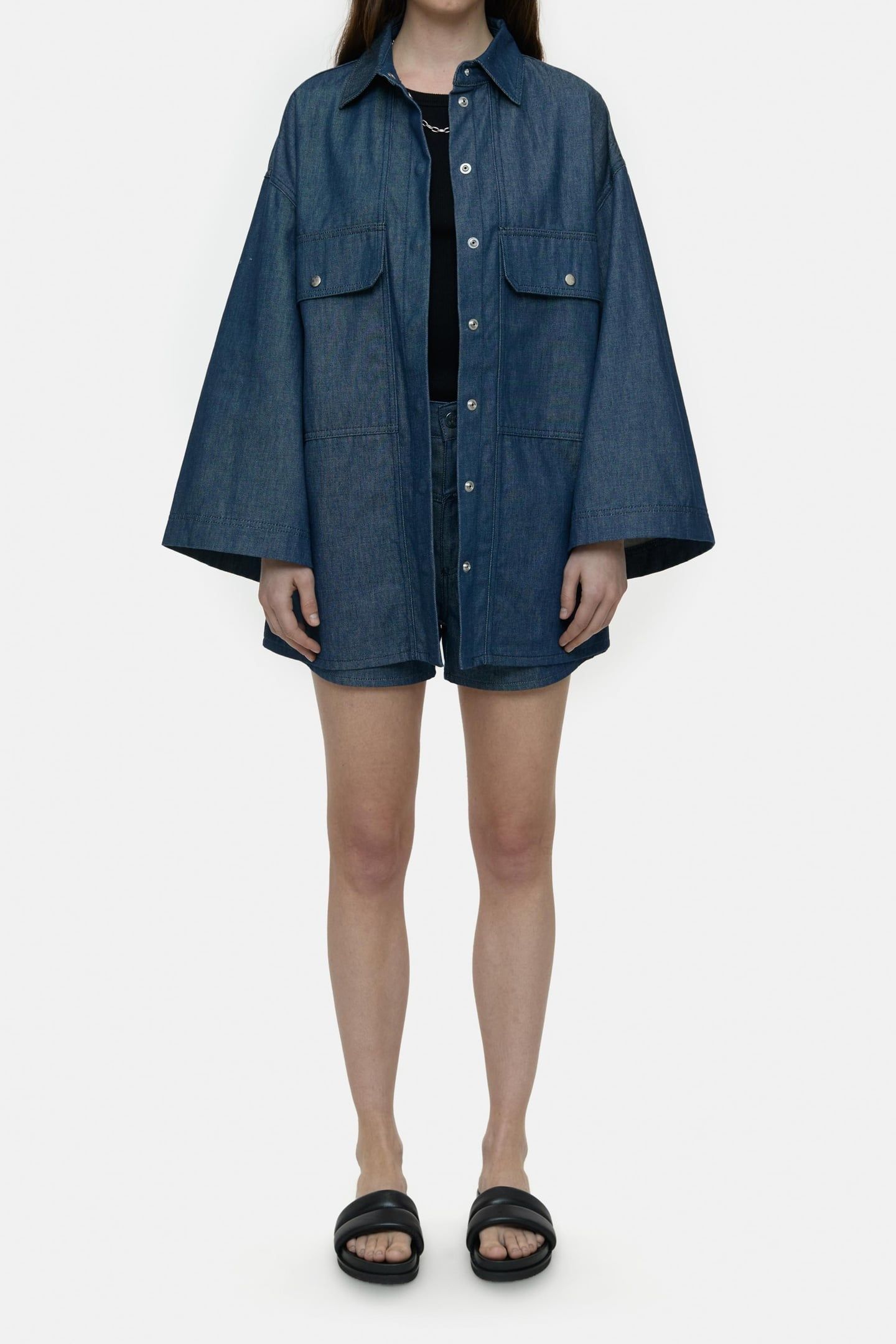 BOYFRIEND SHIRT DARK BLUE 2