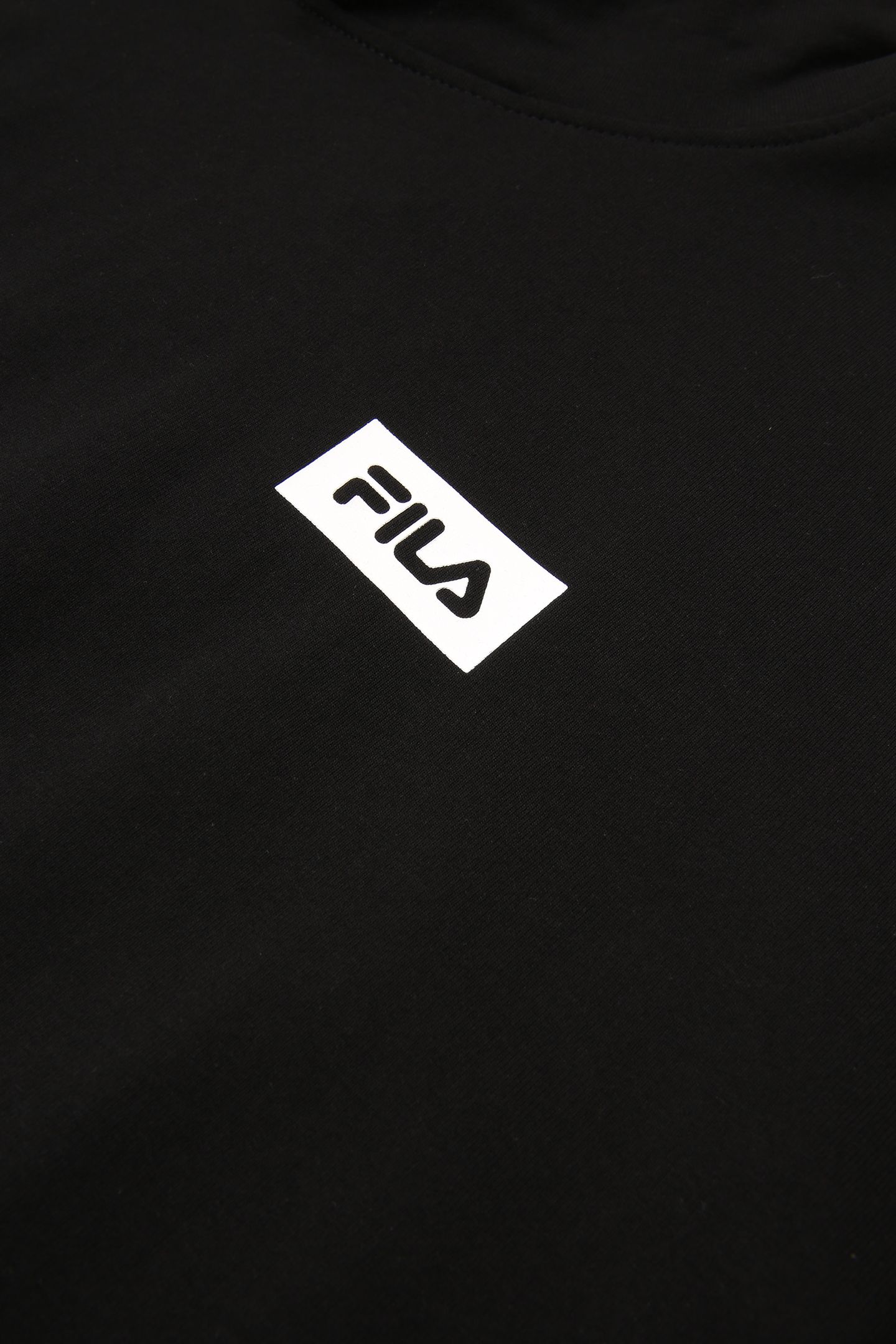 ZILONA CROPPED LOOSE HOODIE BLACK 3