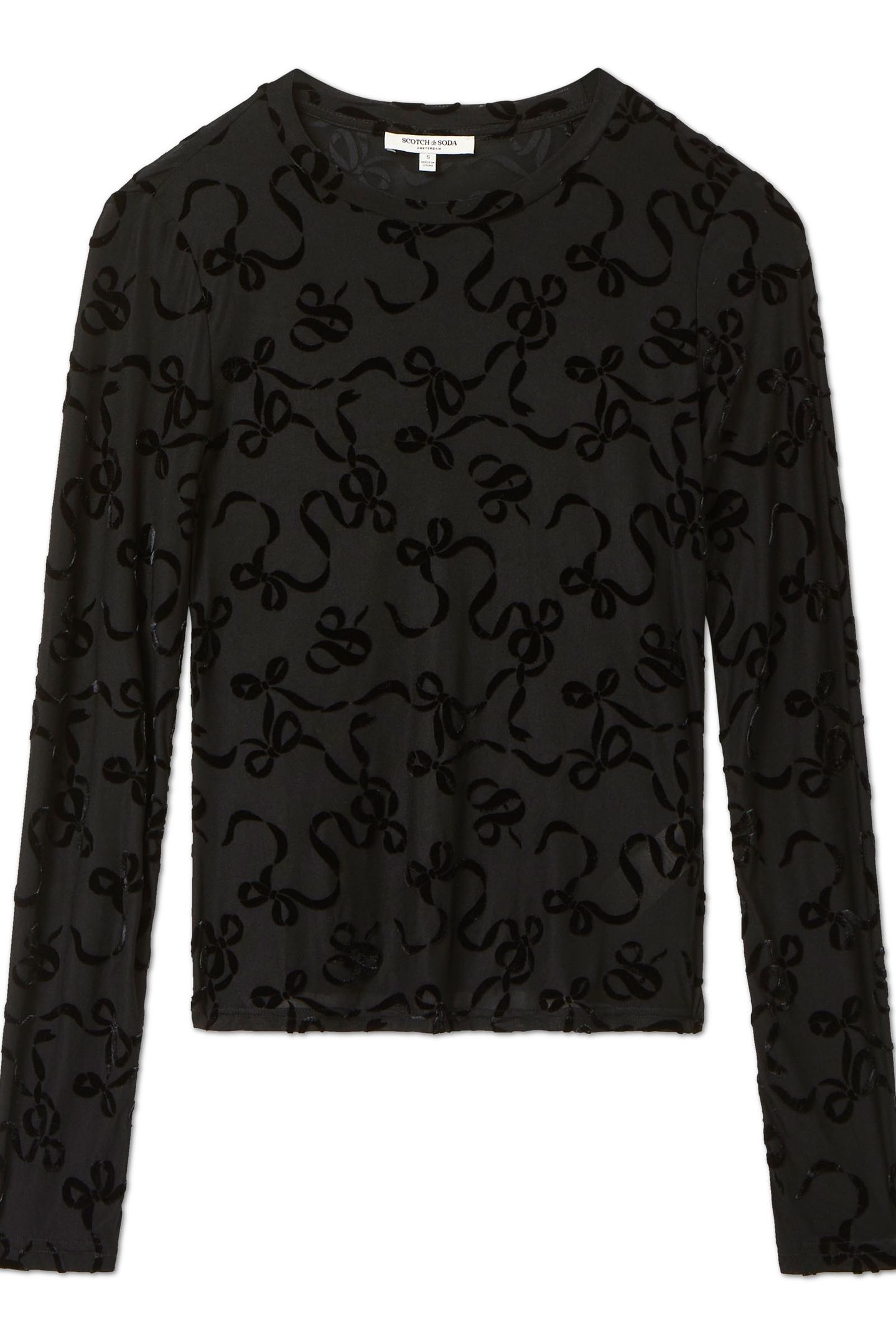 CREW NECK TOP BLACK NIGHT 4