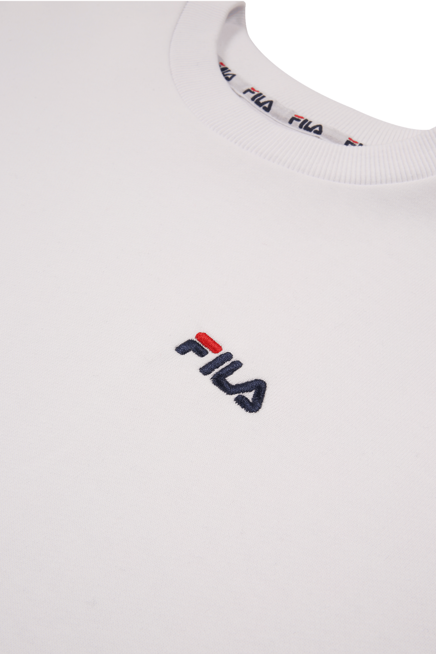 ZDUNA LOGO CREW SWEAT BRIGHT WHITE 3