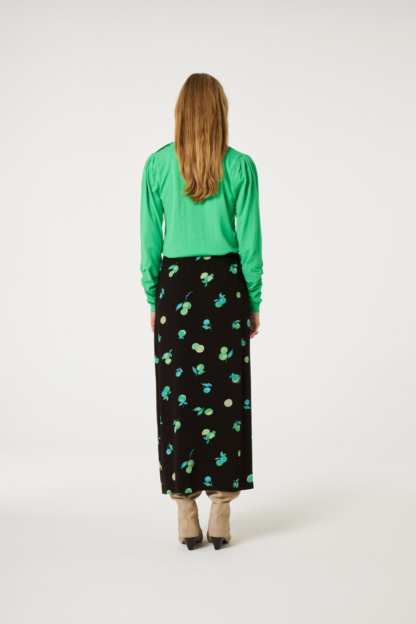 MOLLY SCRUNCH PULLOVER GREEN APPLE 3
