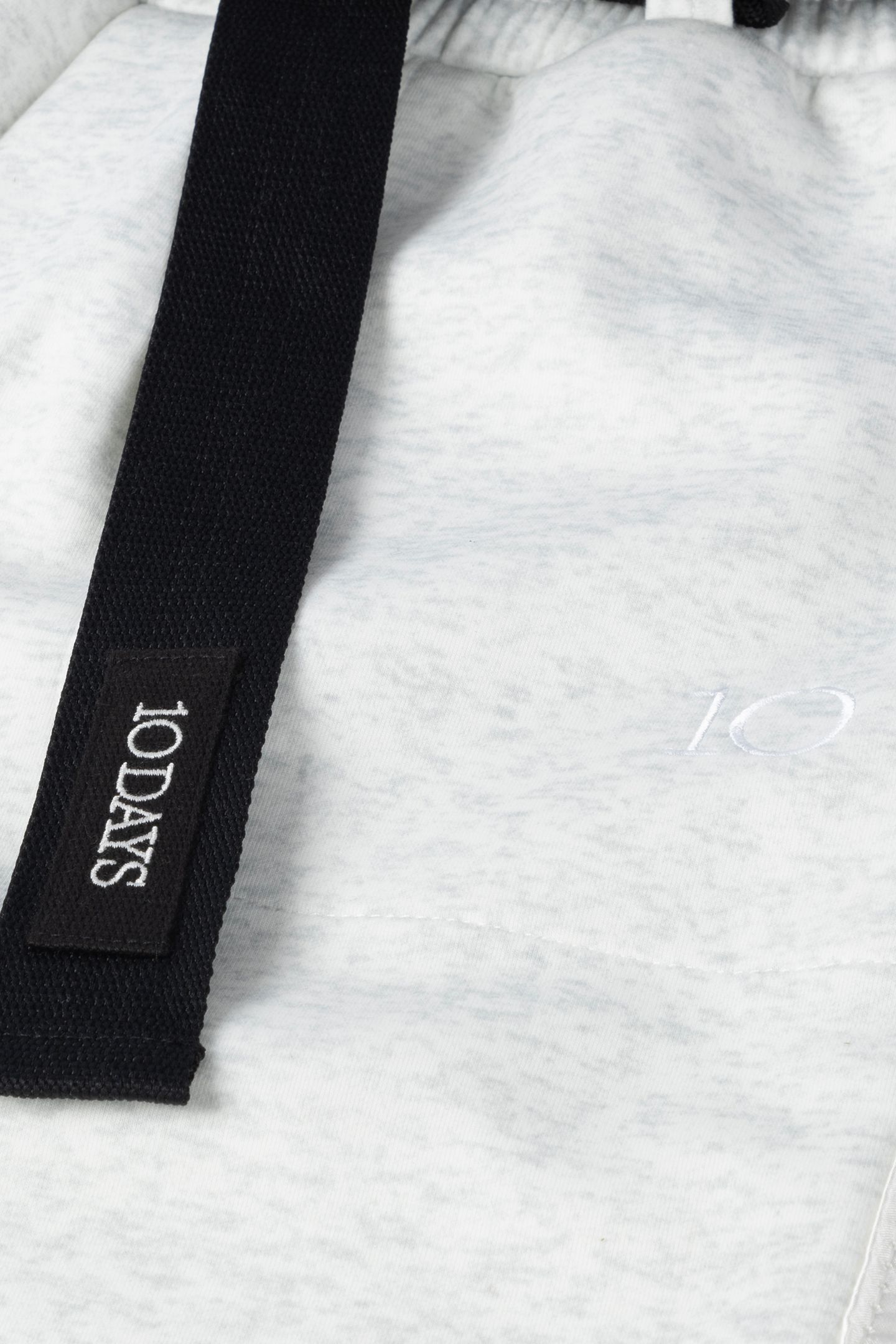 BELTED PANTS NEOPRENE WHITE MELEE 7