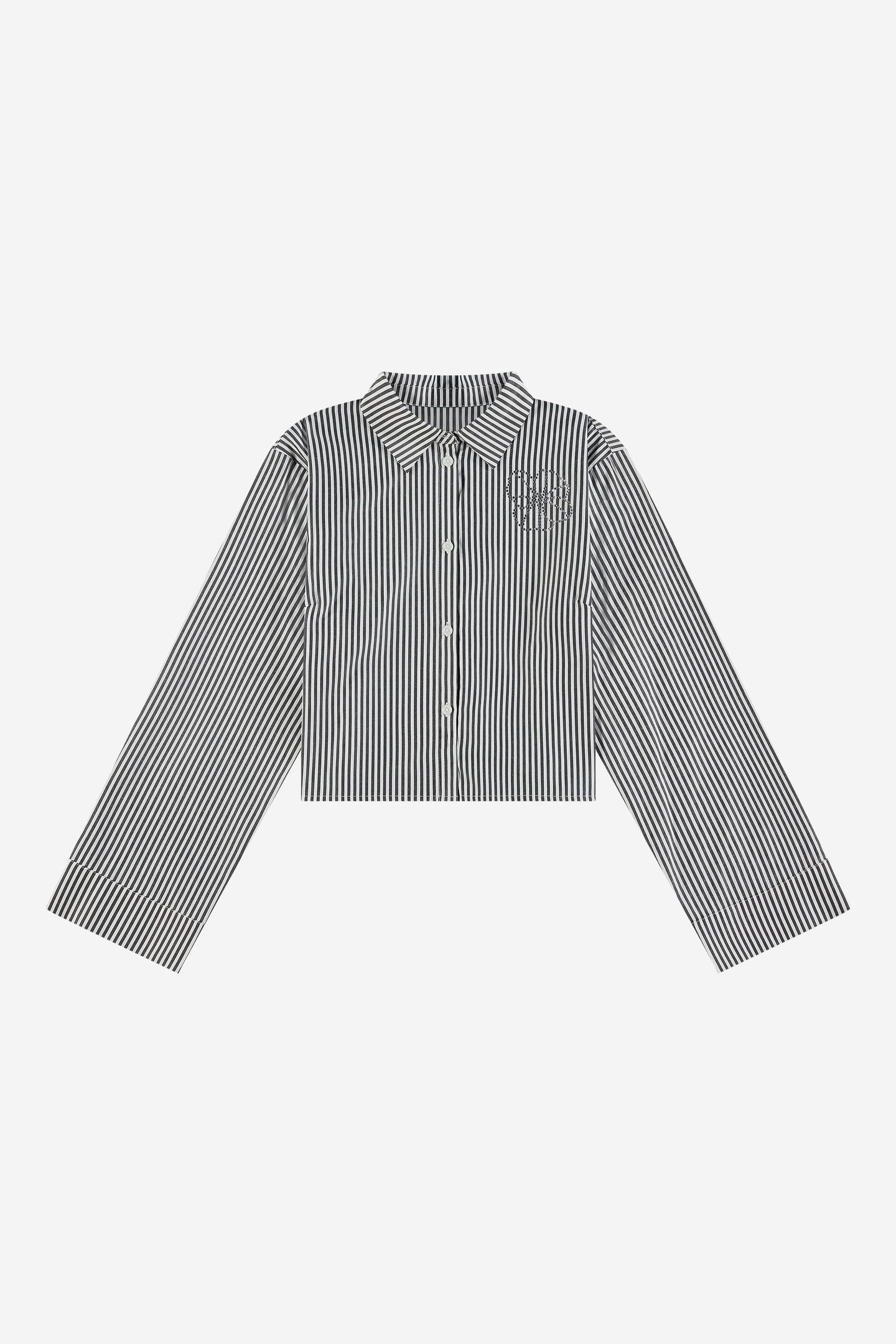 NAOMI BLOUSE BLACK/OFF WHITE 2